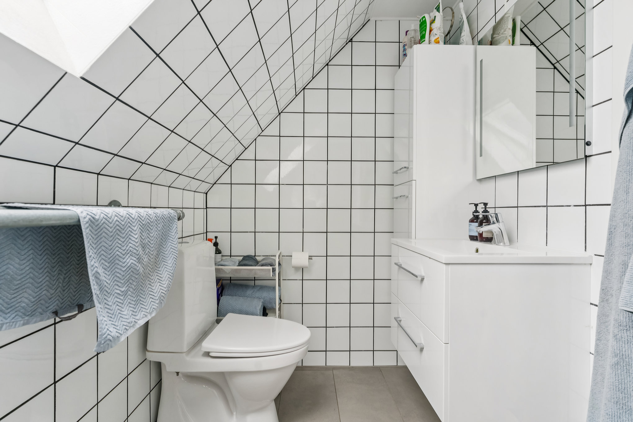 Fremhævet badeværelse billede i fuldskærmstilstand. Billede af Stjernevej 44, 8930 Randers NØ