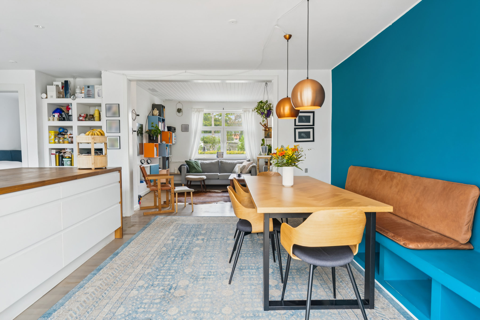 Fremhævet stue billede i fuldskærmstilstand. Billede af Stjernevej 44, 8930 Randers NØ