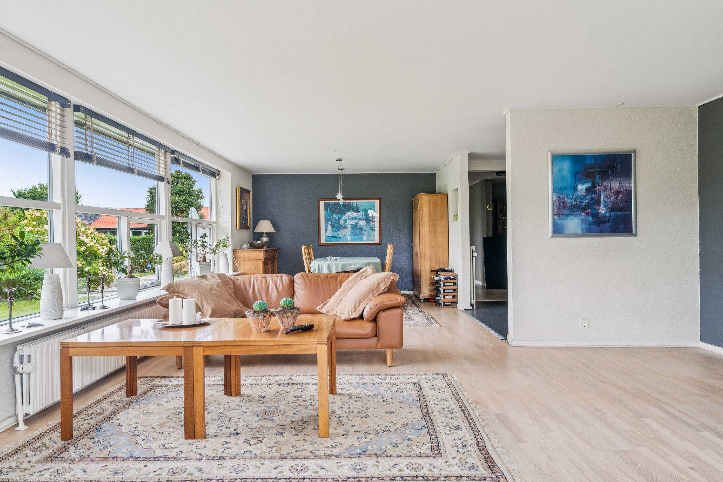 Fremhævet stue billede i fuldskærmstilstand. Billede af Agervænget 7, Hvidsten, 8981 Spentrup