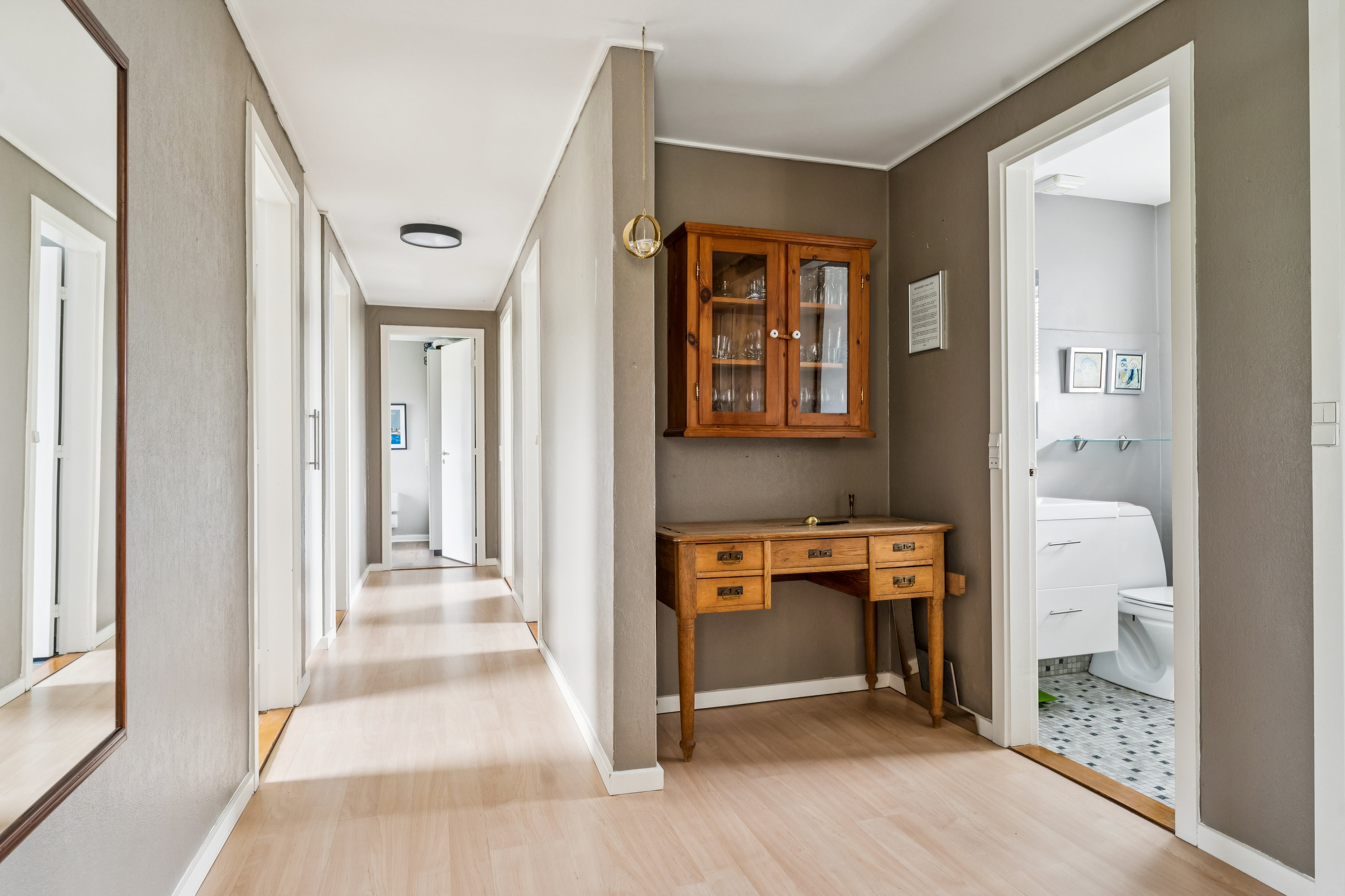 Fremhævet gang billede i fuldskærmstilstand. Billede af Agervænget 7, Hvidsten, 8981 Spentrup