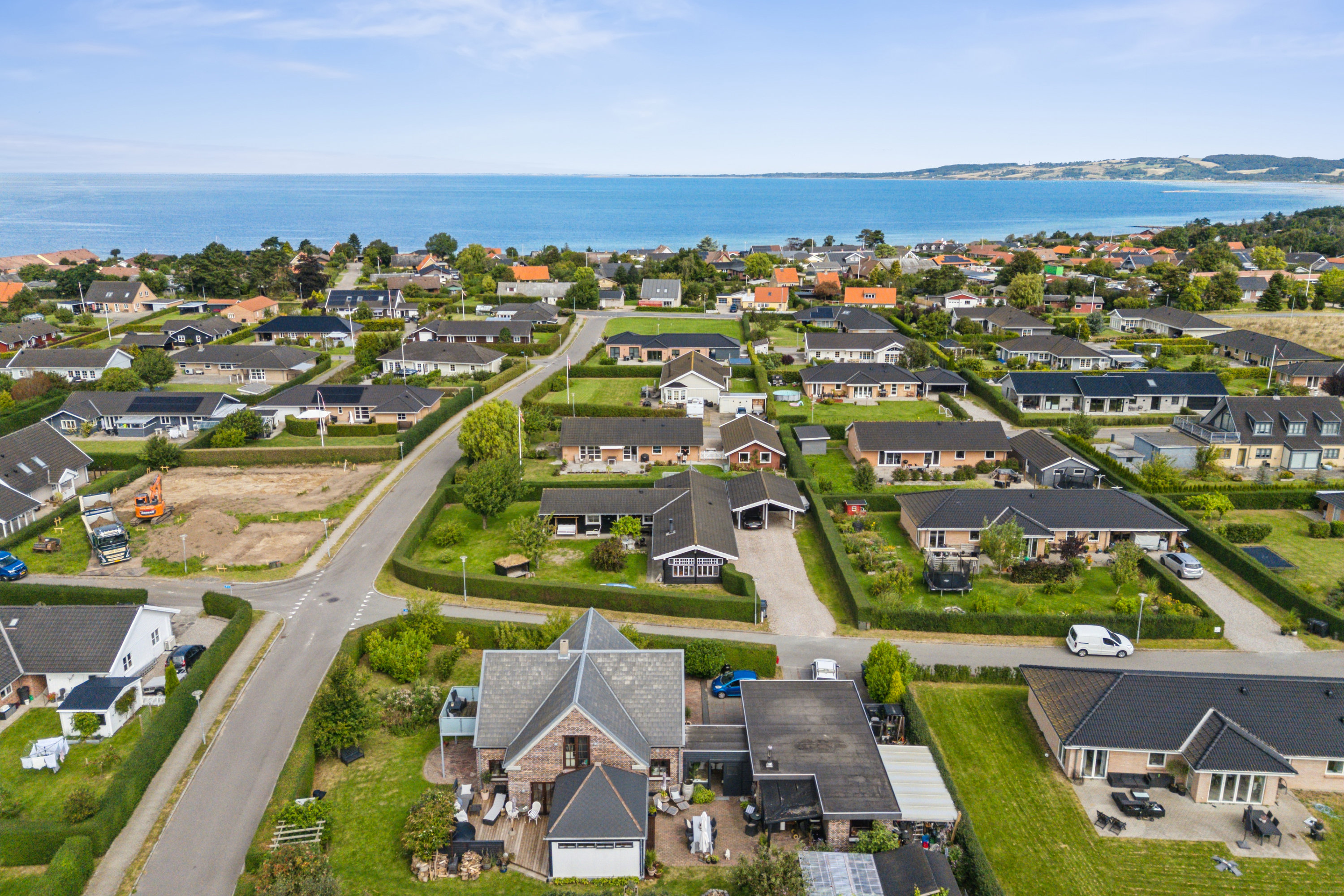 Fremhævet luftfoto billede i fuldskærmstilstand. Billede af Havnsøgårdsvej 47, Havnsø, 4591 Føllenslev