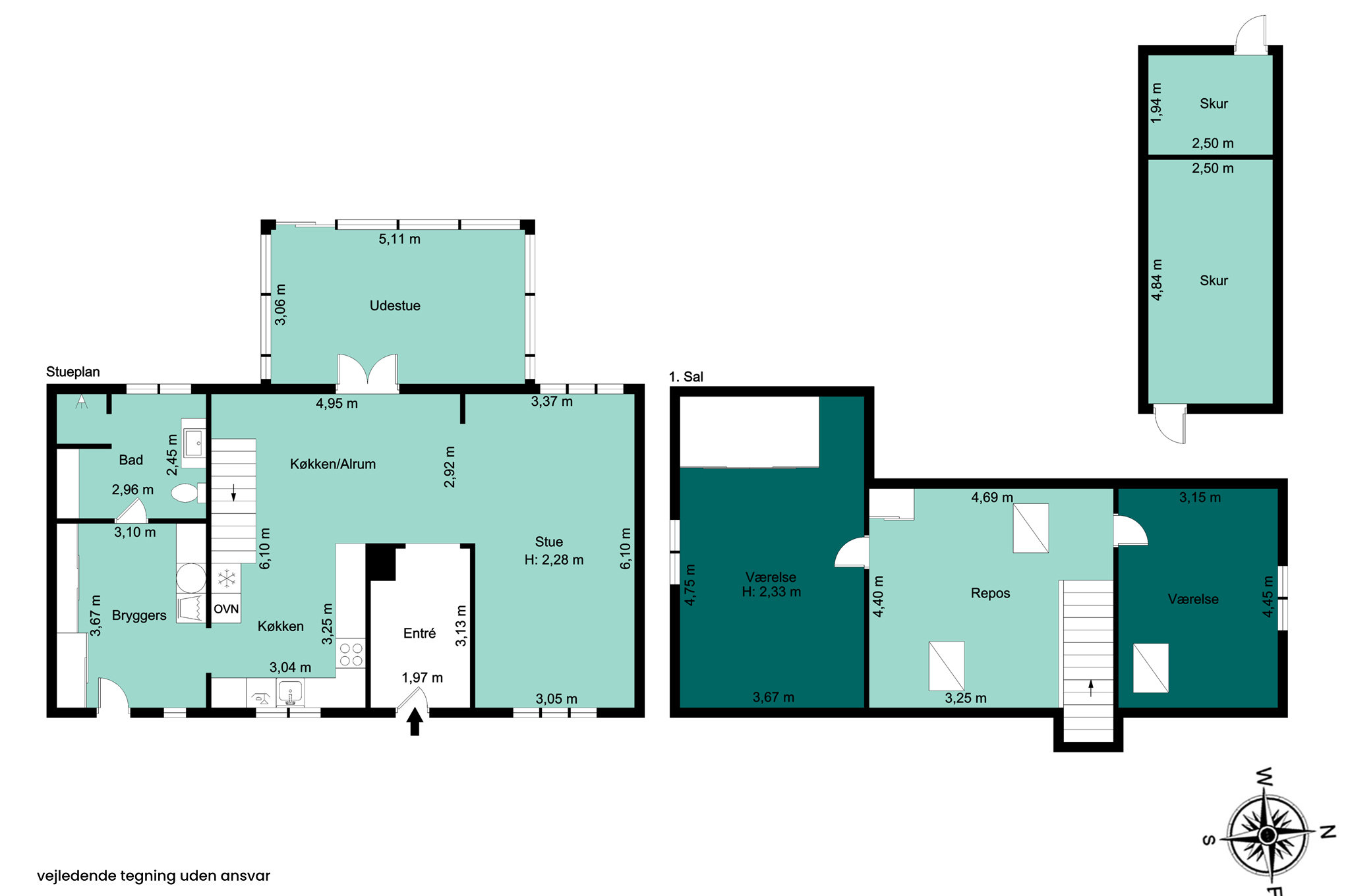 Plantegninger billede af Nejedevej 9, Tulstrup, 3400 Hillerød
