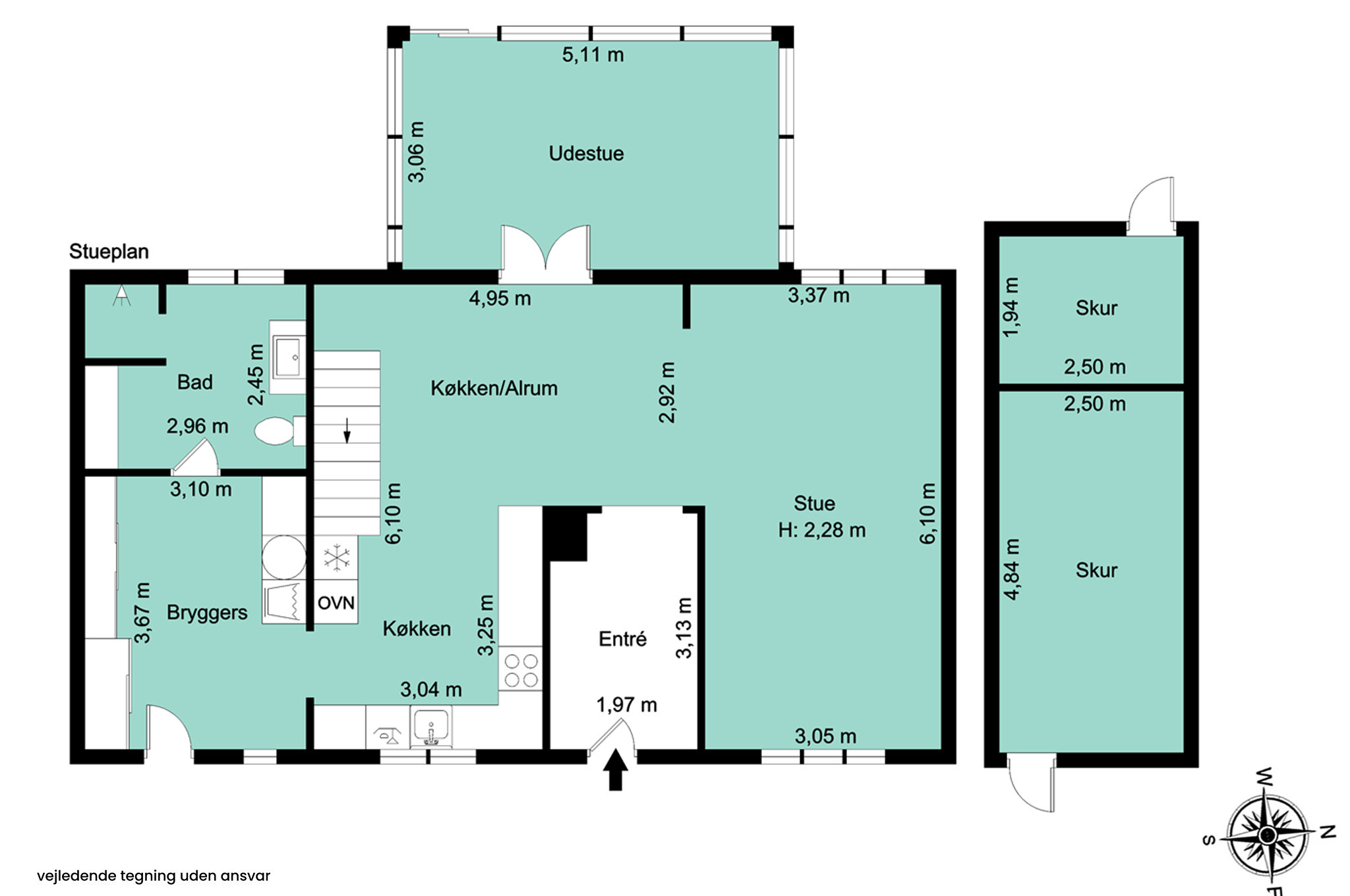 Plantegninger billede af Nejedevej 9, Tulstrup, 3400 Hillerød