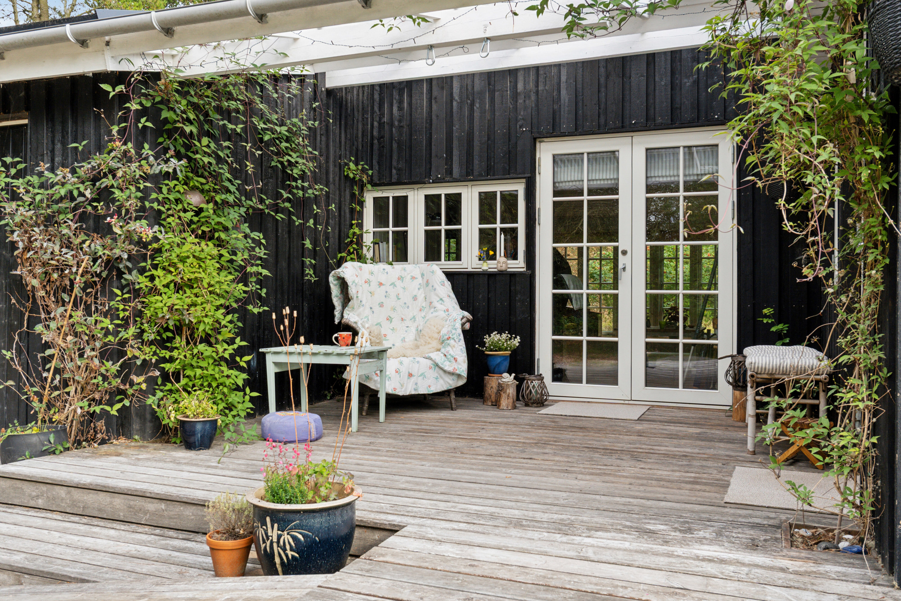 Fremhævet set fra haven billede i fuldskærmstilstand. Billede af Grønspættevej 9, Tversted, 9881 Bindslev