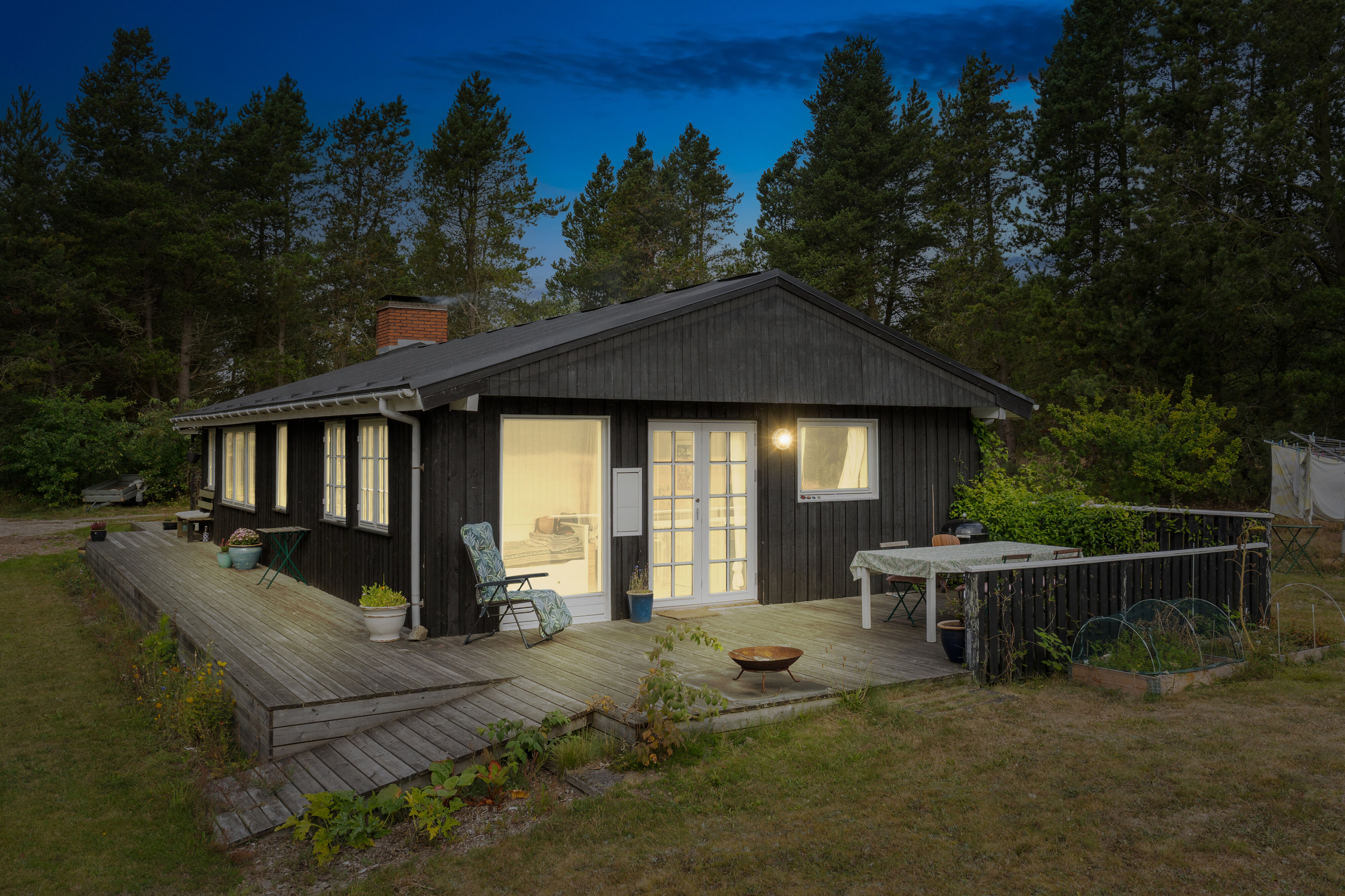 Fremhævet set fra haven billede i fuldskærmstilstand. Billede af Grønspættevej 9, Tversted, 9881 Bindslev