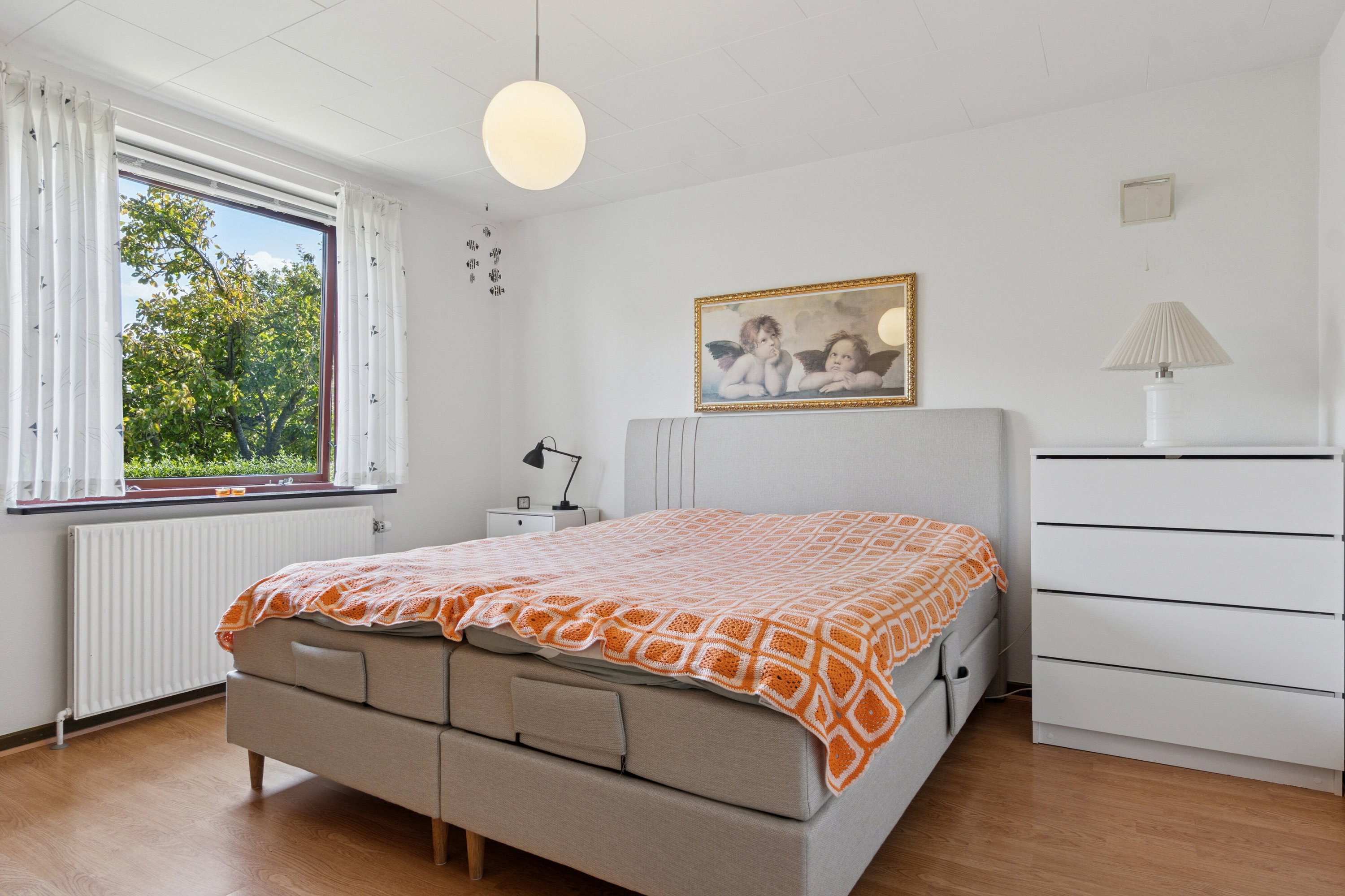 Fremhævet soveværelse billede i fuldskærmstilstand. Billede af Mosevej 37, Hundborg, 7700 Thisted