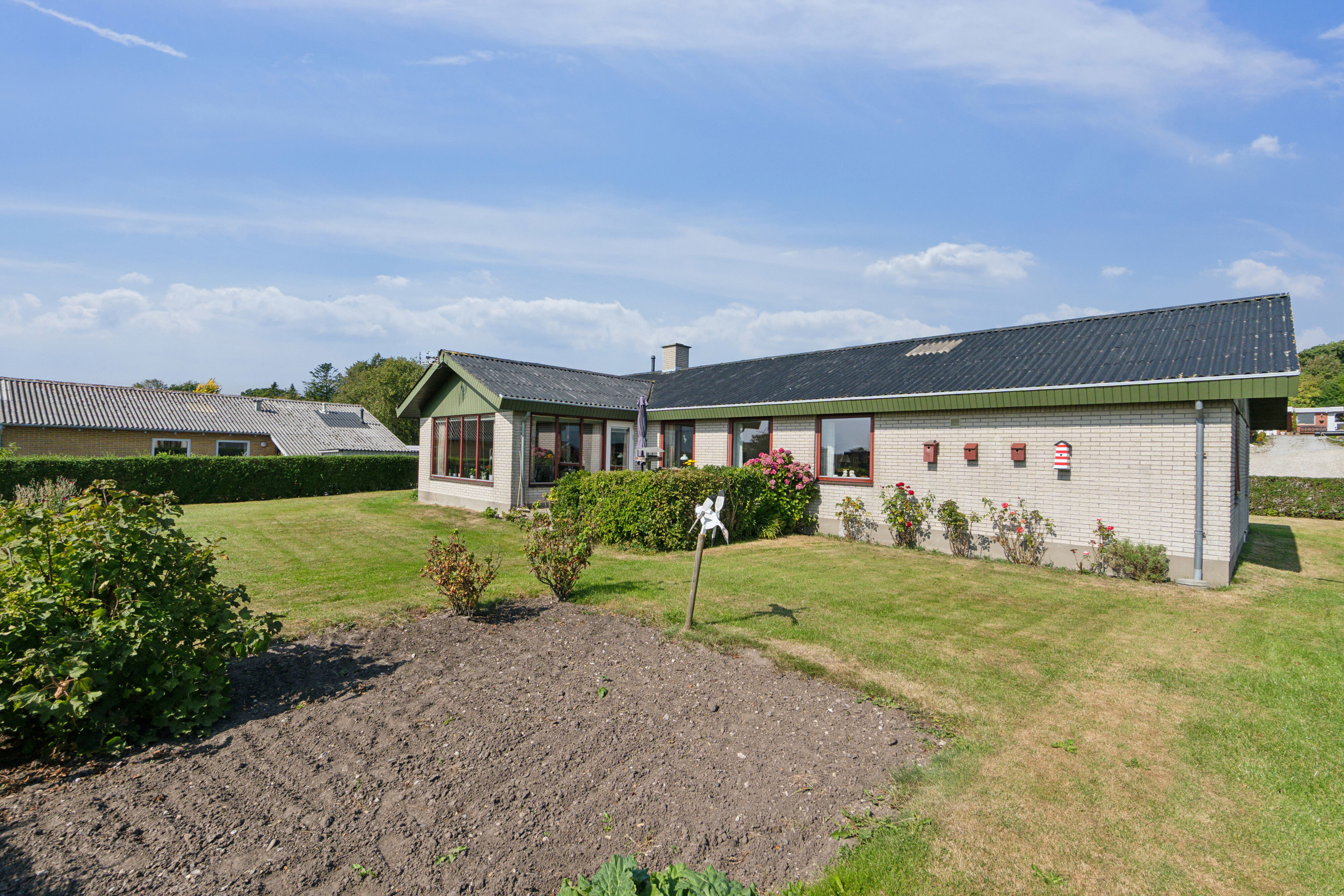Fremhævet set fra haven billede i fuldskærmstilstand. Billede af Mosevej 37, Hundborg, 7700 Thisted