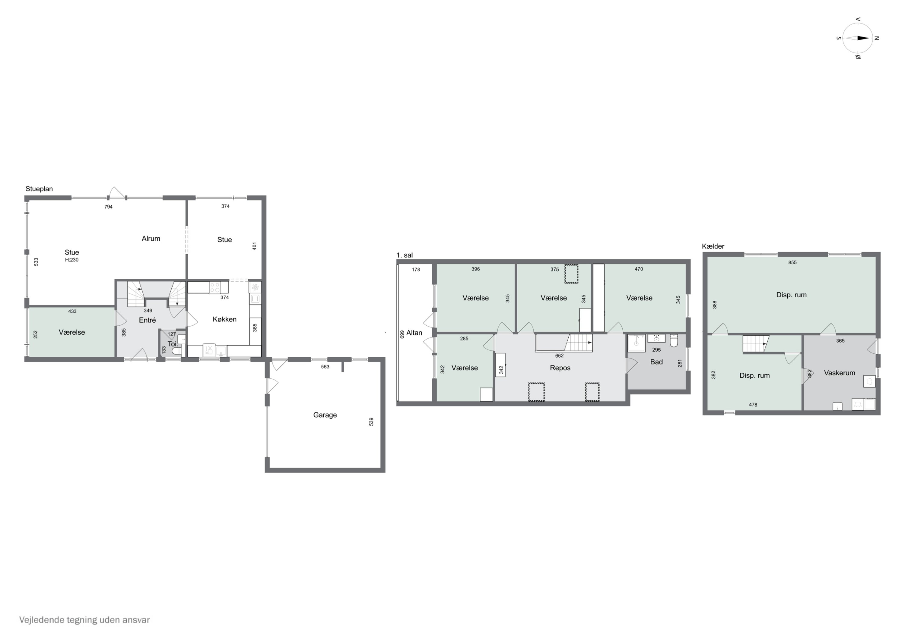 Plantegninger billede af Svalevej 4, 7760 Hurup Thy