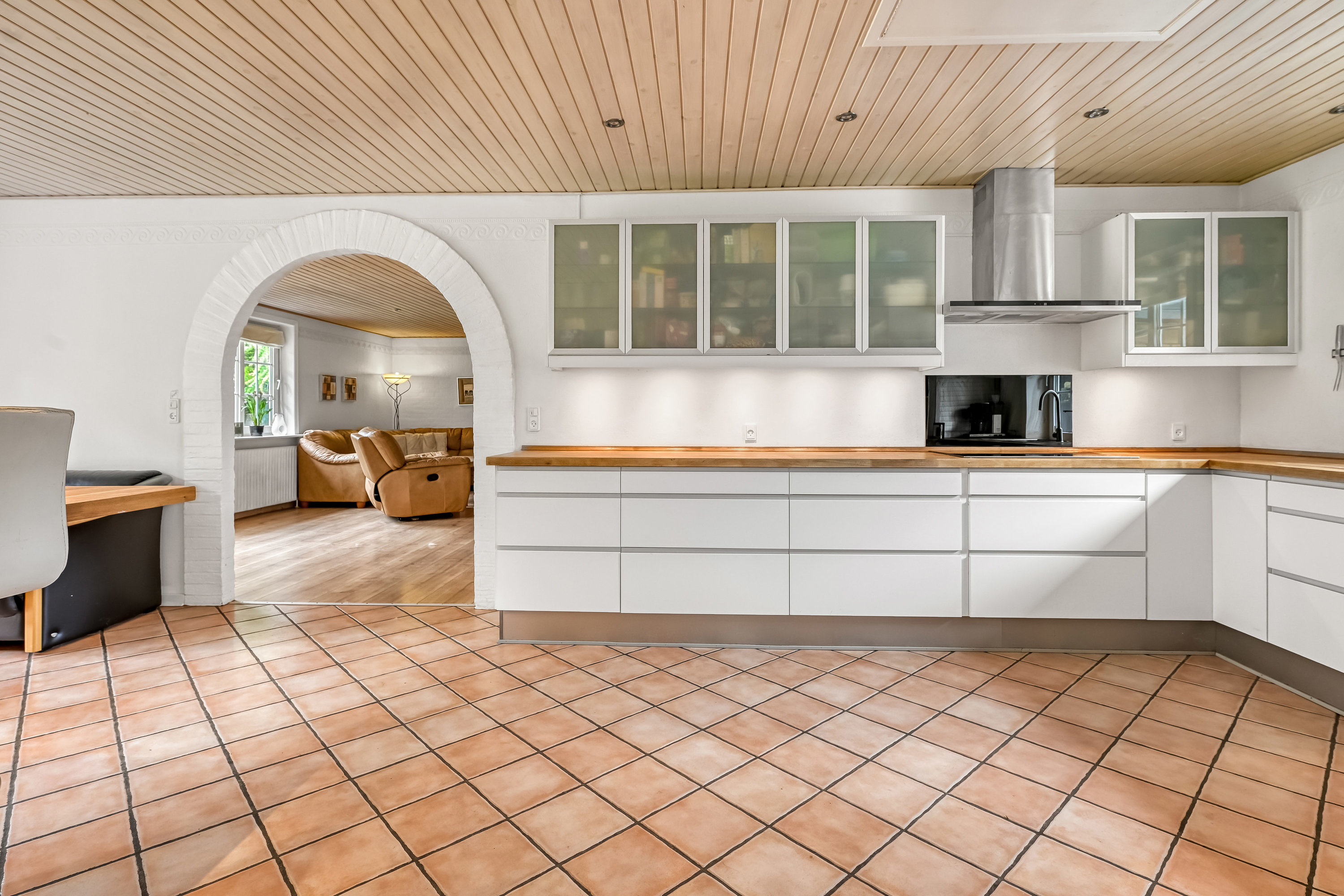 Fremhævet køkken billede i fuldskærmstilstand. Billede af Stationsvej 35, Filskov, 7200 Grindsted