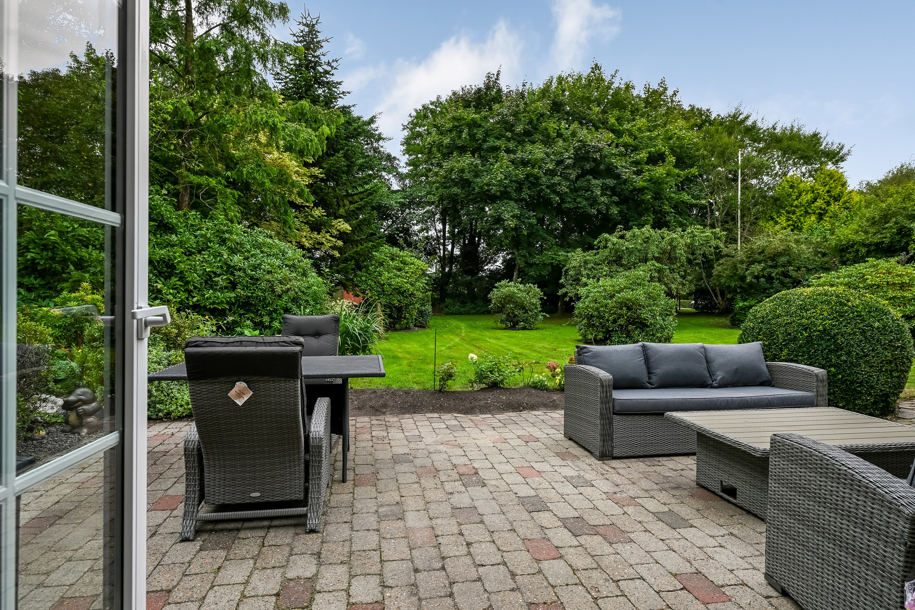 Fremhævet terrasse billede i fuldskærmstilstand. Billede af Stationsvej 35, Filskov, 7200 Grindsted