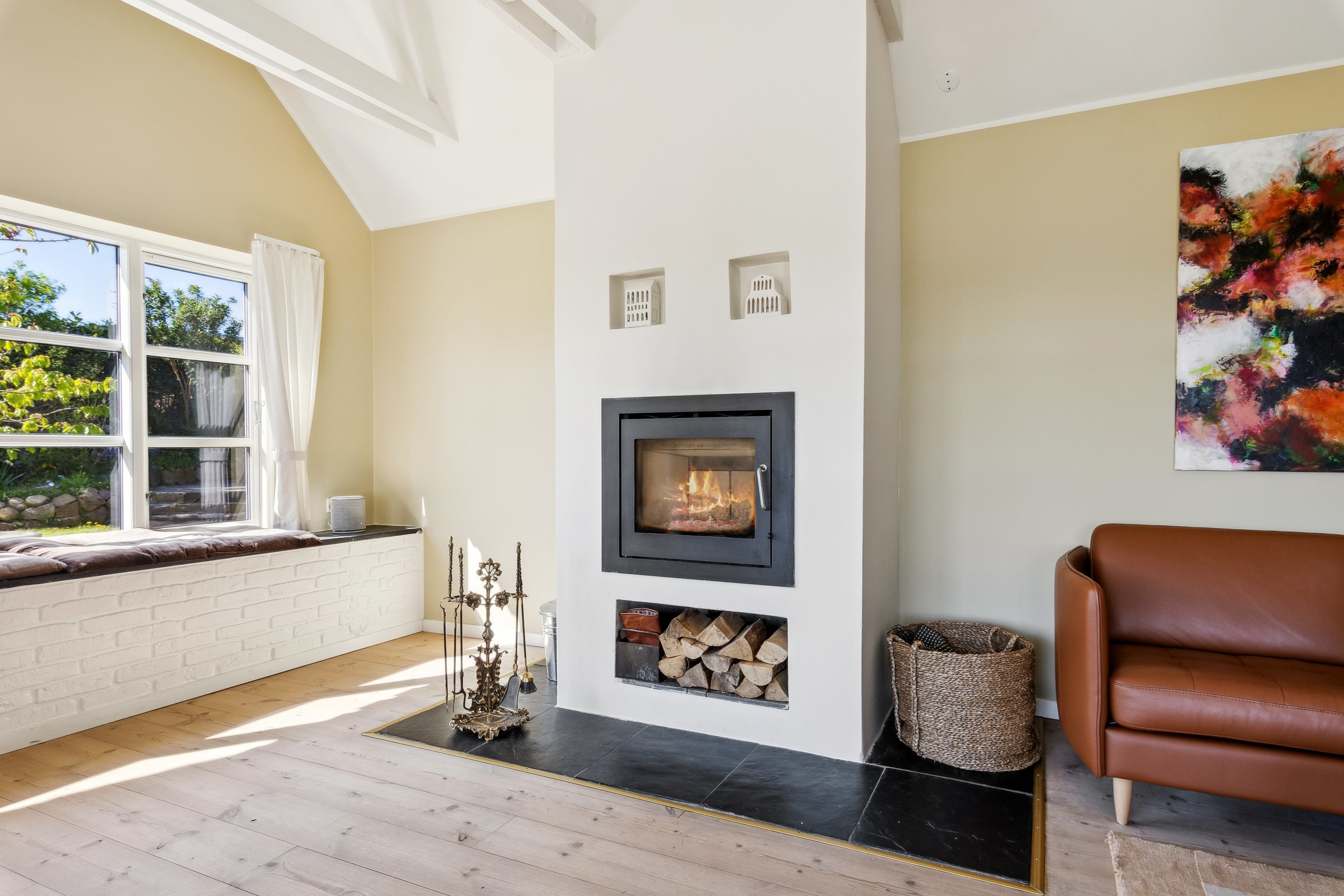 Fremhævet stue billede i fuldskærmstilstand. Billede af Ormslevvej 293, Stavtrup, 8260 Viby J