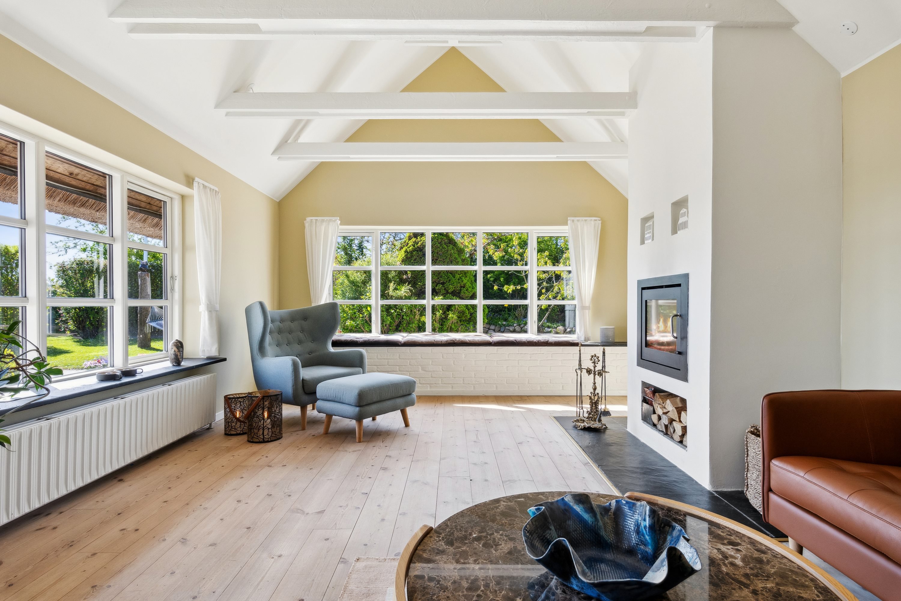 Fremhævet stue billede i fuldskærmstilstand. Billede af Ormslevvej 293, Stavtrup, 8260 Viby J