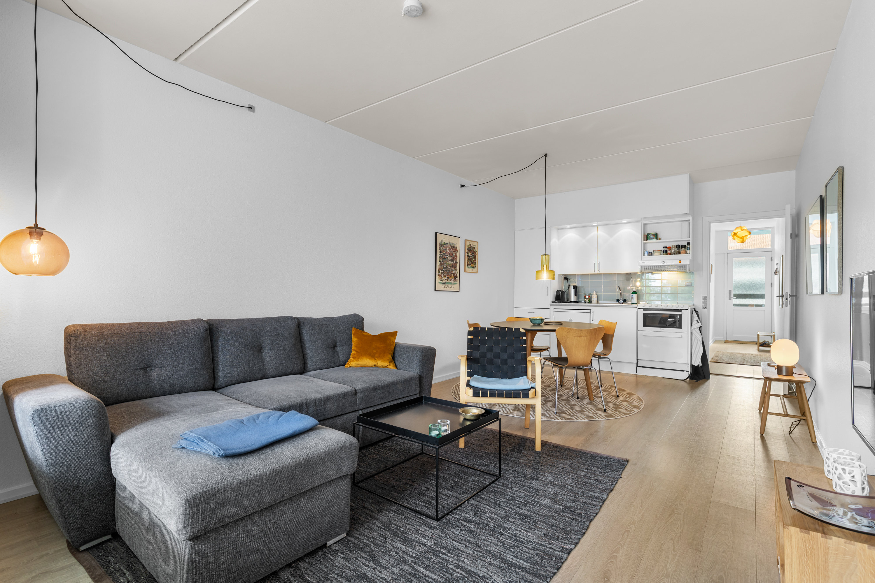 Fremhævet stue billede i fuldskærmstilstand. Billede af Klintealle 1G, 1. 205., 5600 Faaborg