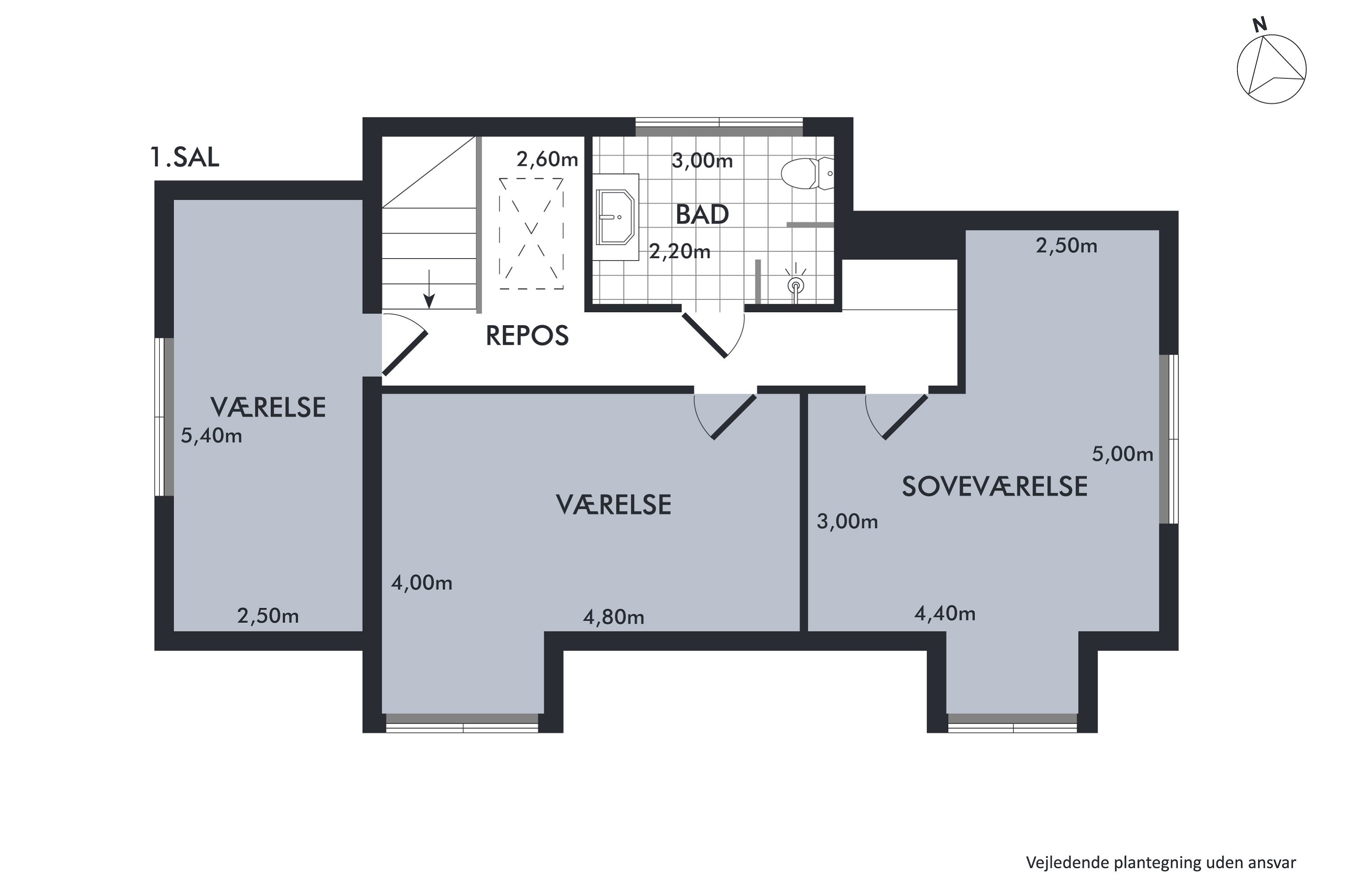 Plantegninger billede af Rønne Alle 15, Dronningborg, 8930 Randers NØ