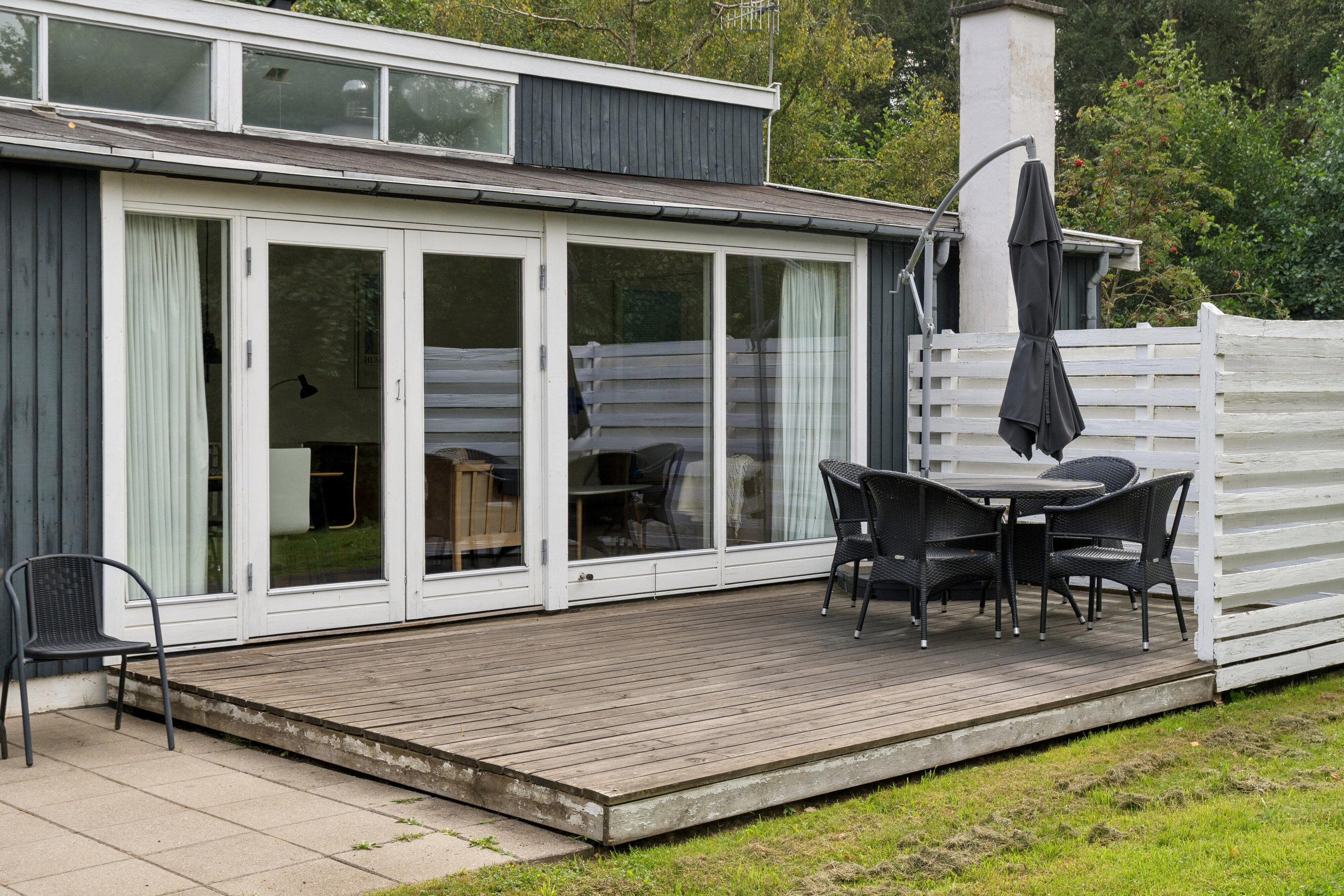 Fremhævet terrasse billede i fuldskærmstilstand. Billede af Klinteborgvej 6, Ordrup, 4540 Fårevejle