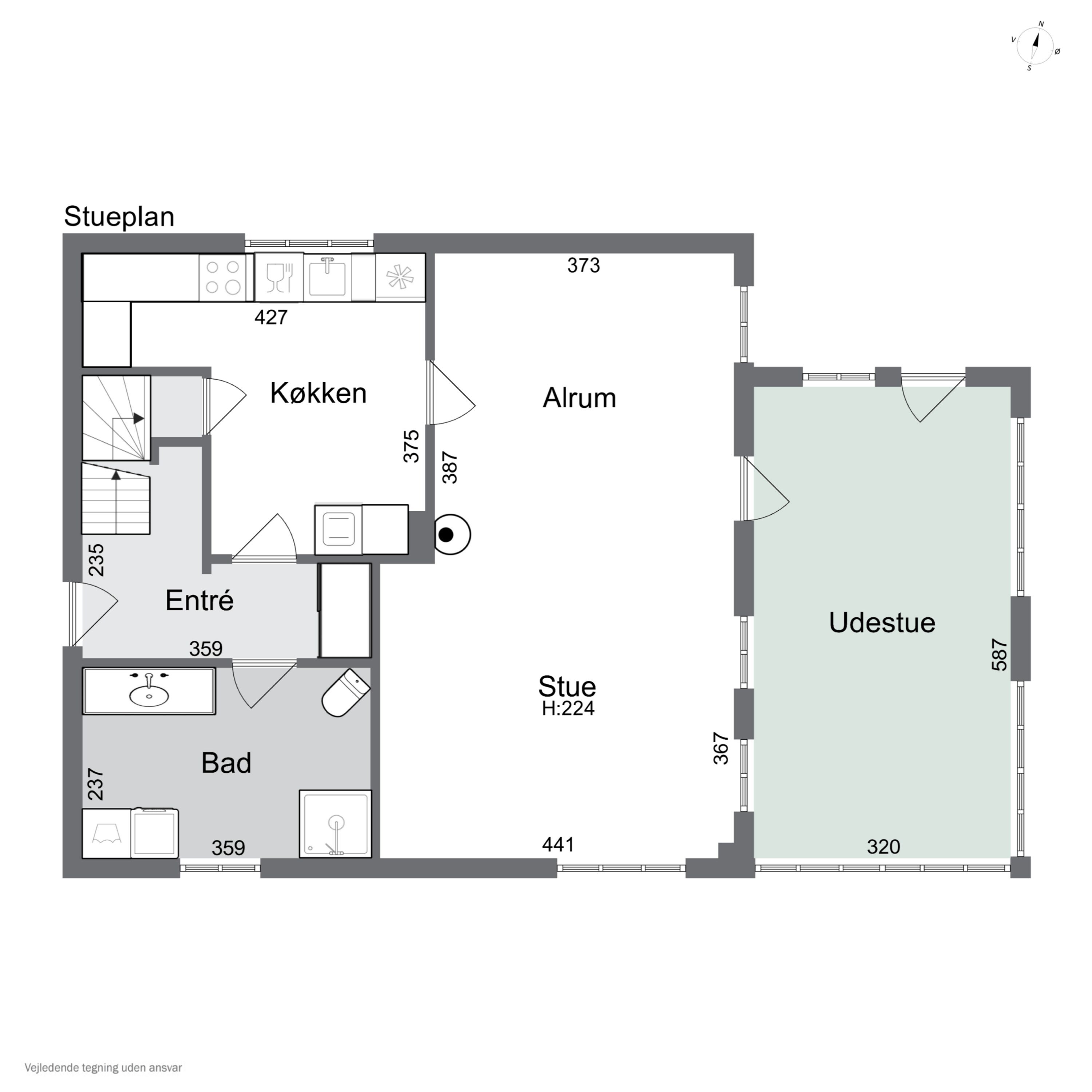 Plantegninger billede af Nørregårdsvej 25, 5771 Stenstrup