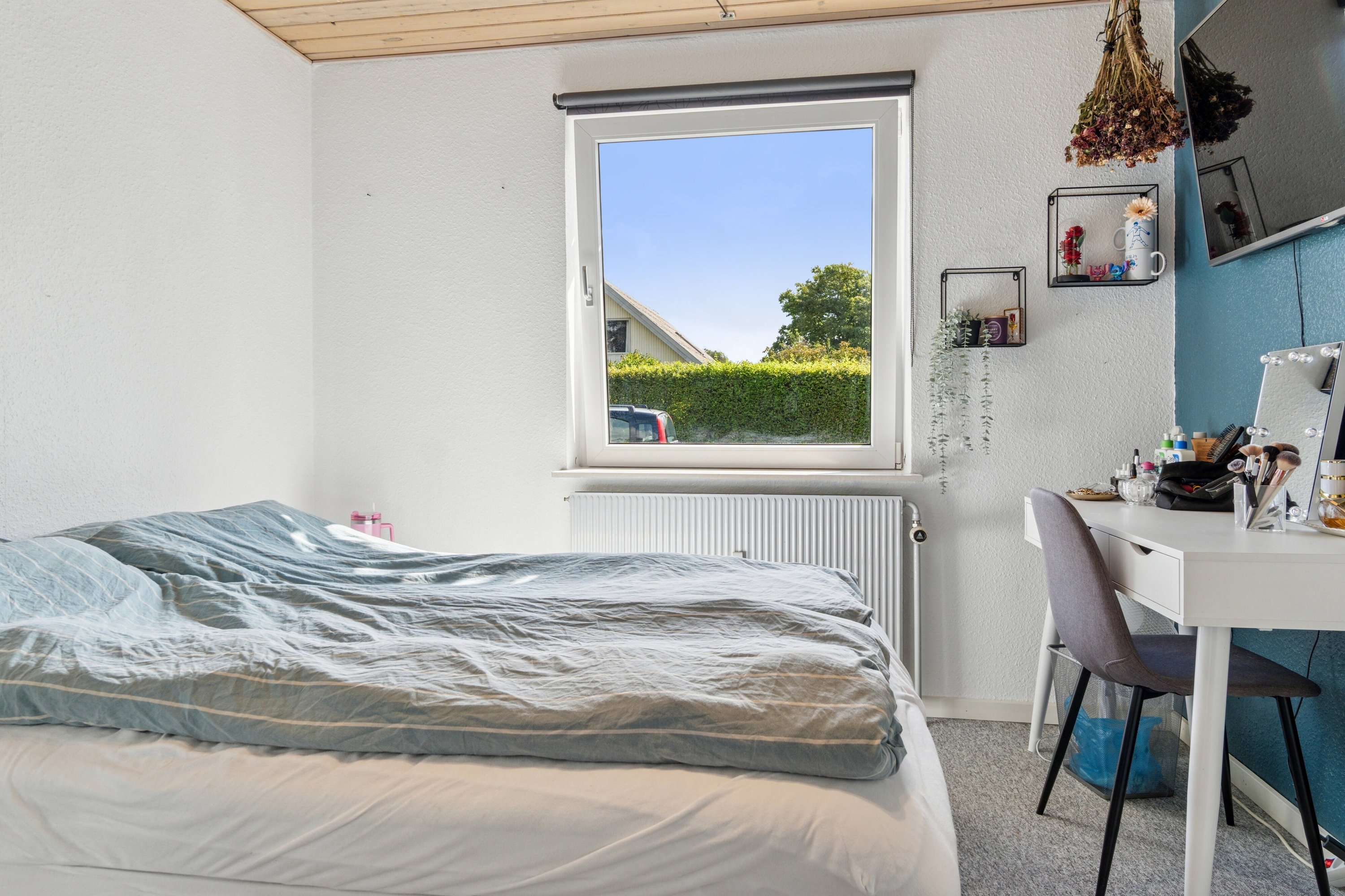 Fremhævet soveværelse billede i fuldskærmstilstand. Billede af Mosevej 13, 7442 Engesvang