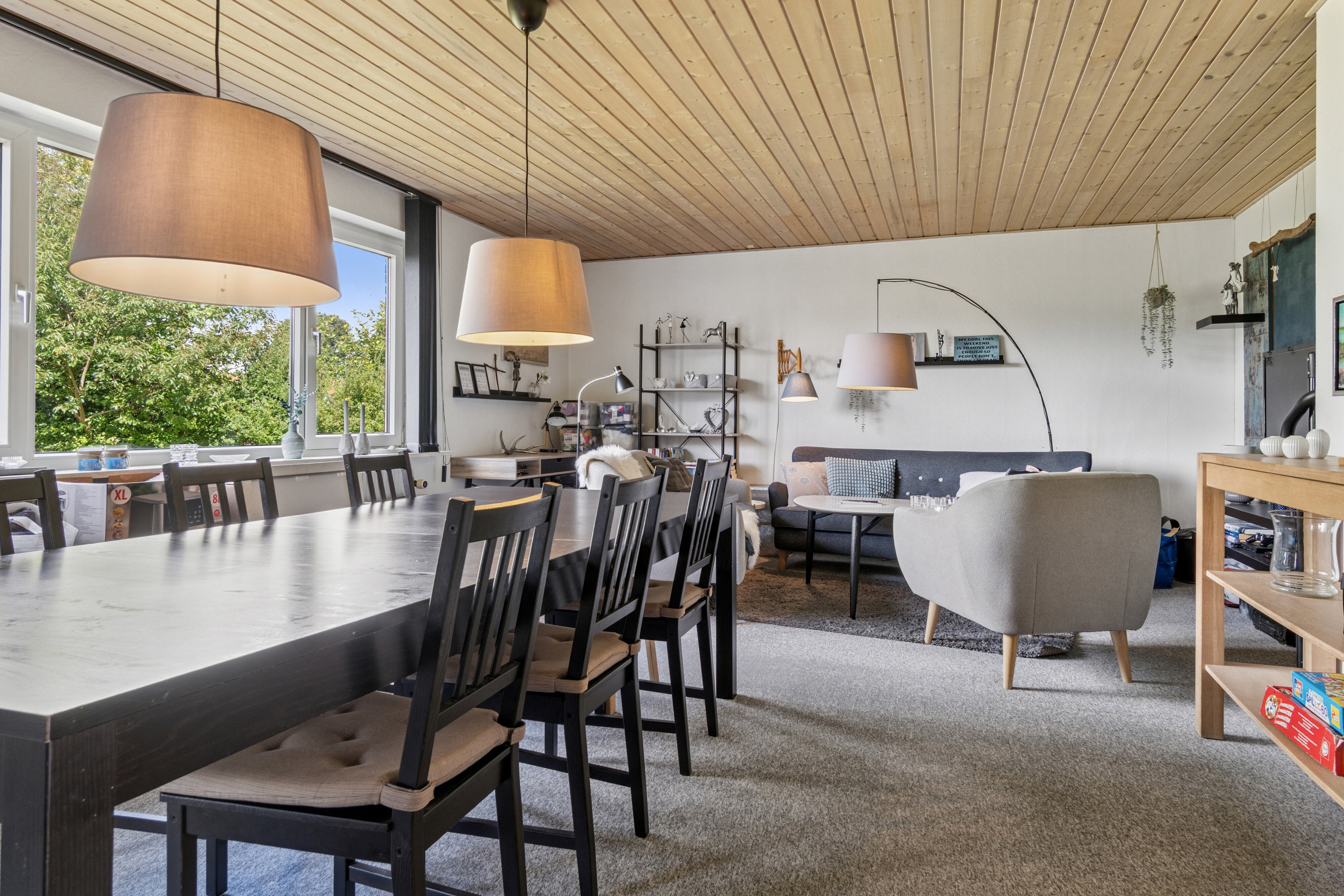 Fremhævet spisestue billede i fuldskærmstilstand. Billede af Mosevej 13, 7442 Engesvang