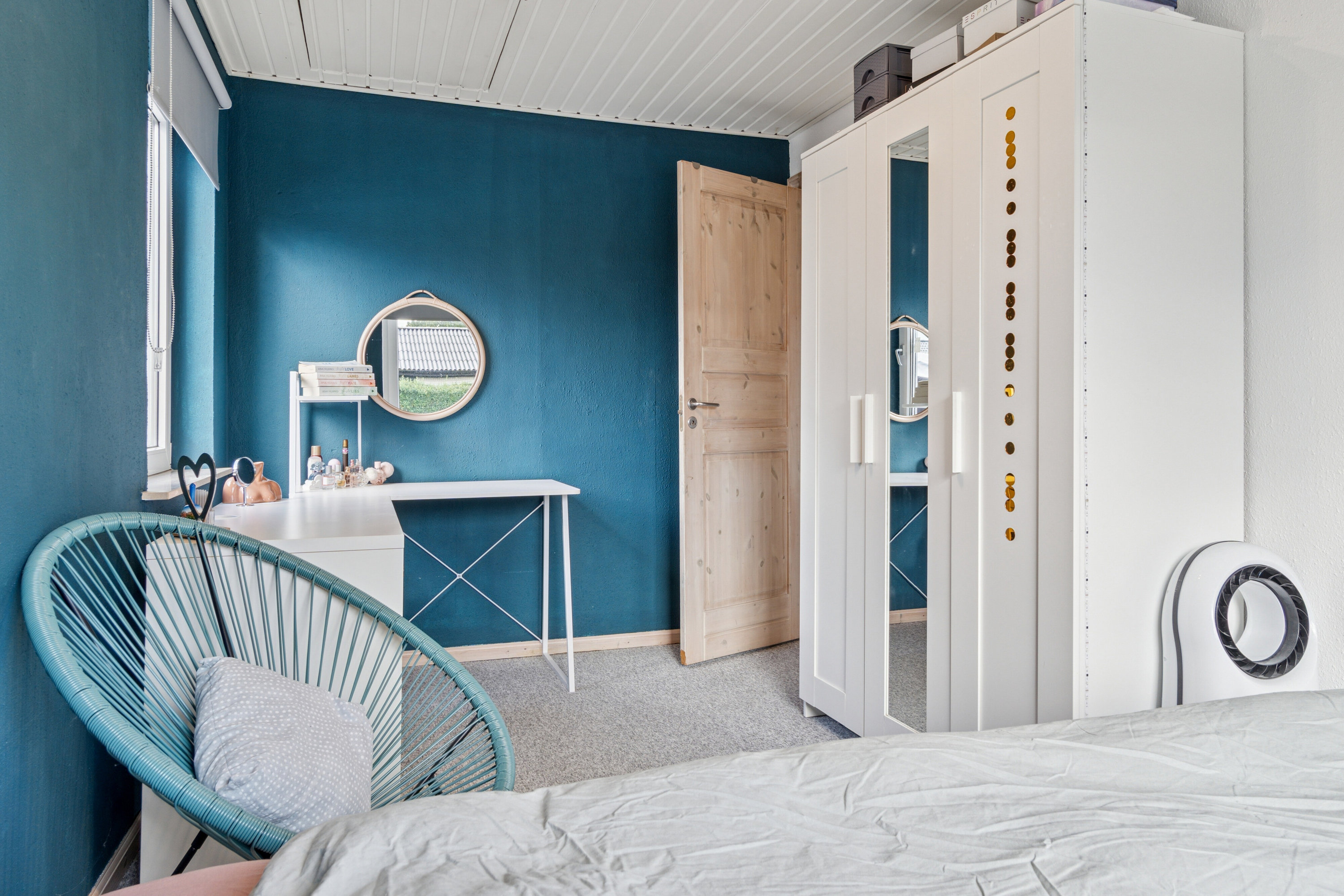 Fremhævet soveværelse billede i fuldskærmstilstand. Billede af Mosevej 13, 7442 Engesvang