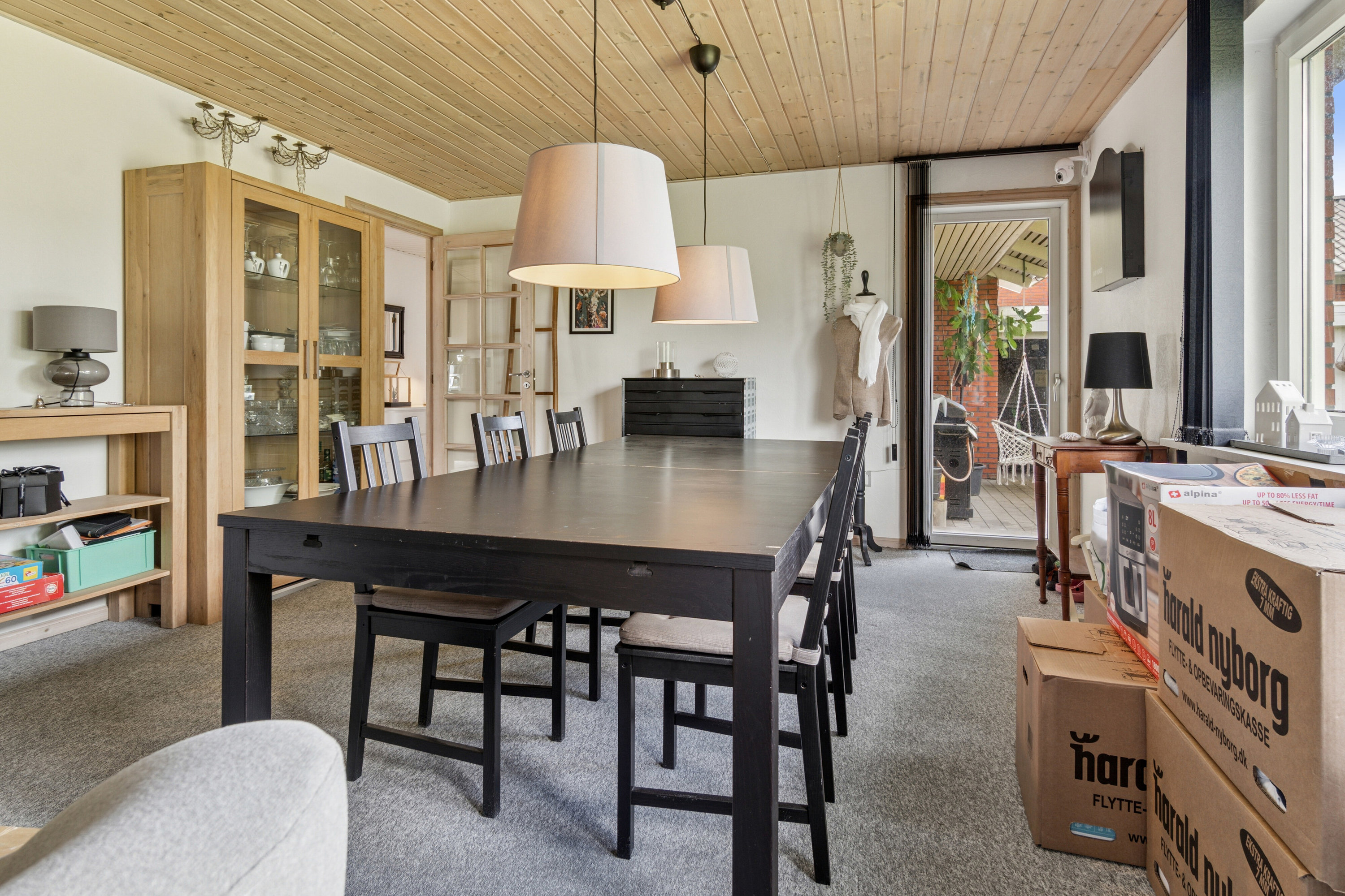 Fremhævet spisestue billede i fuldskærmstilstand. Billede af Mosevej 13, 7442 Engesvang