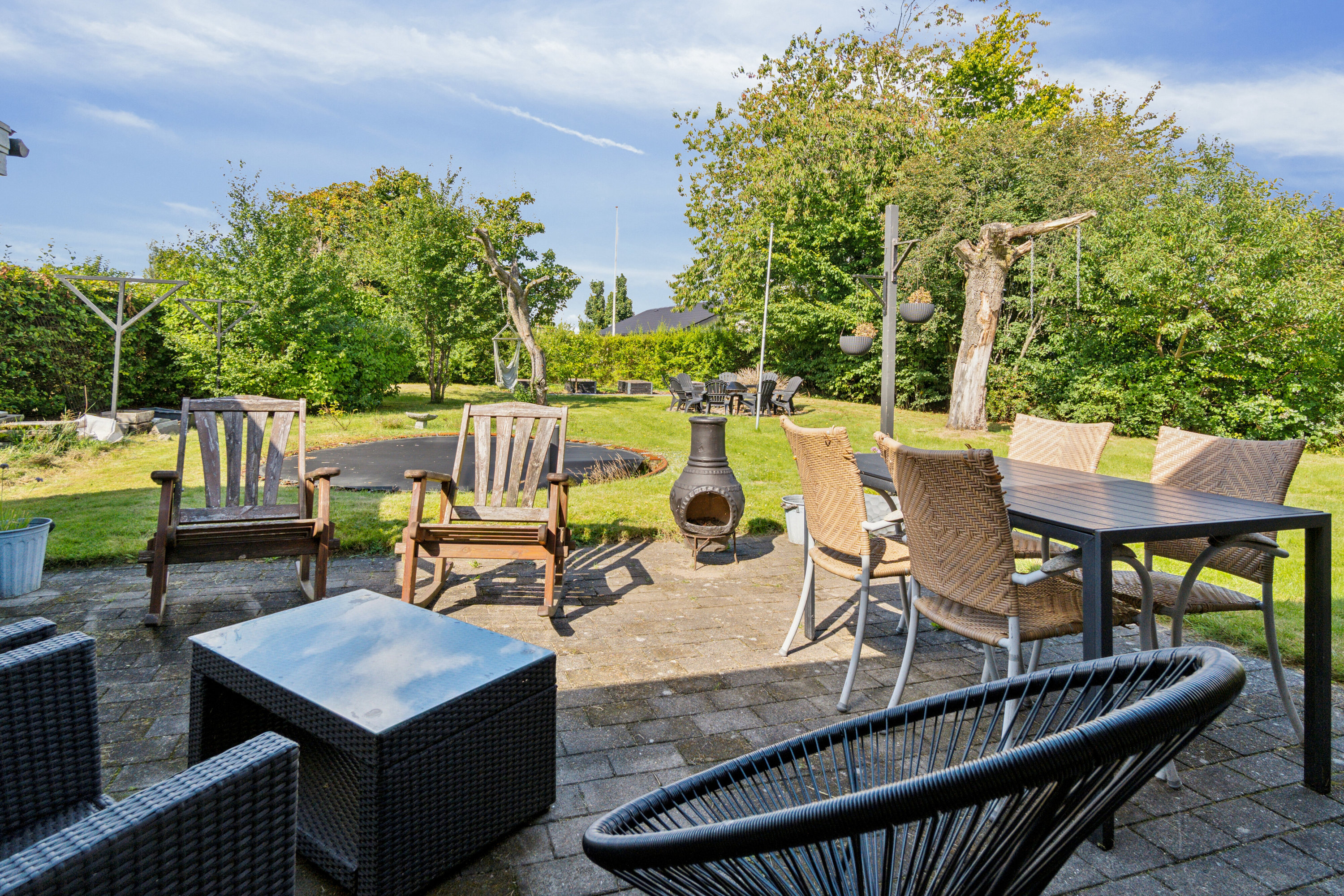 Fremhævet terrasse billede i fuldskærmstilstand. Billede af Mosevej 13, 7442 Engesvang