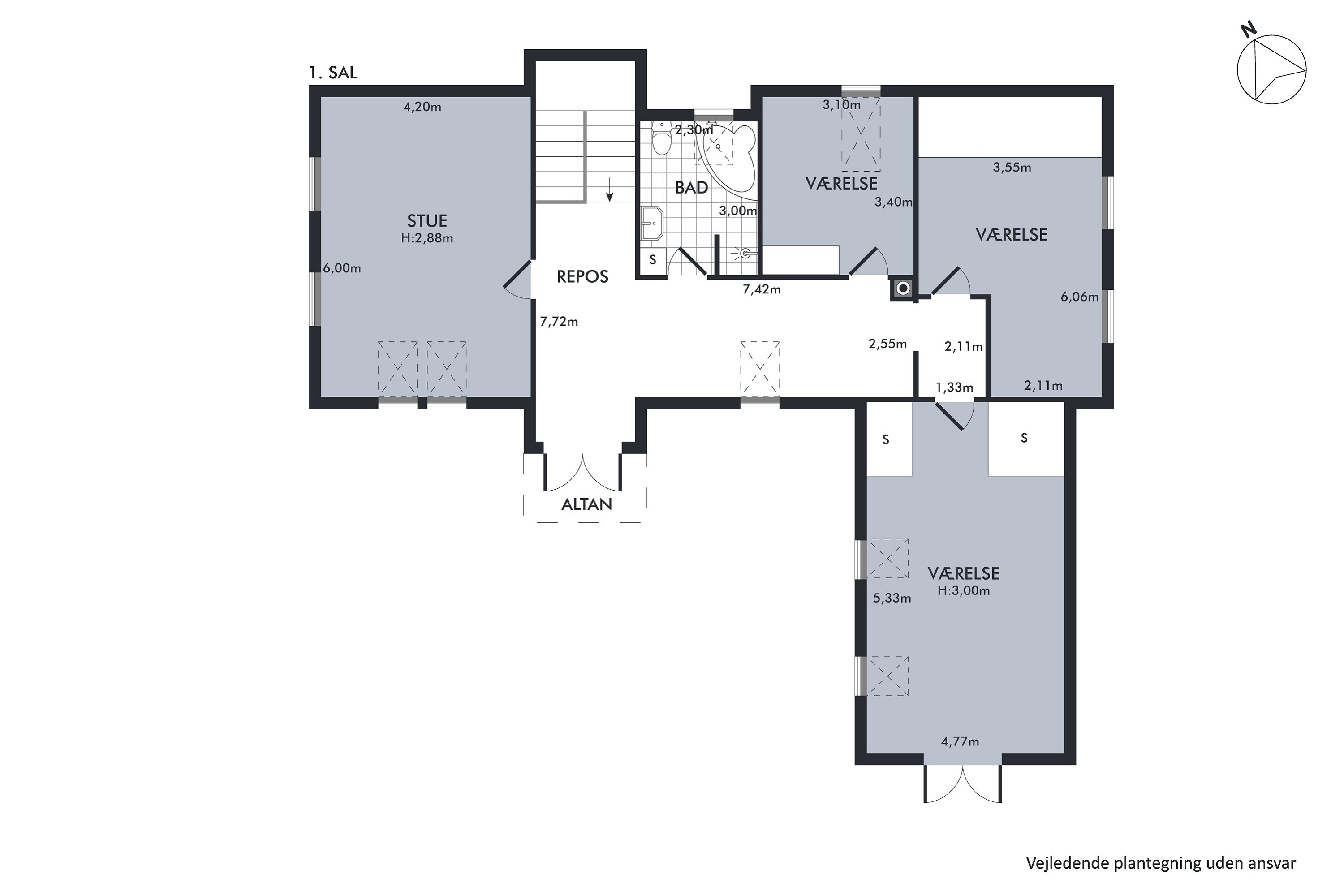 Plantegninger billede af Ulstrup Bygade 3B, 4682 Tureby