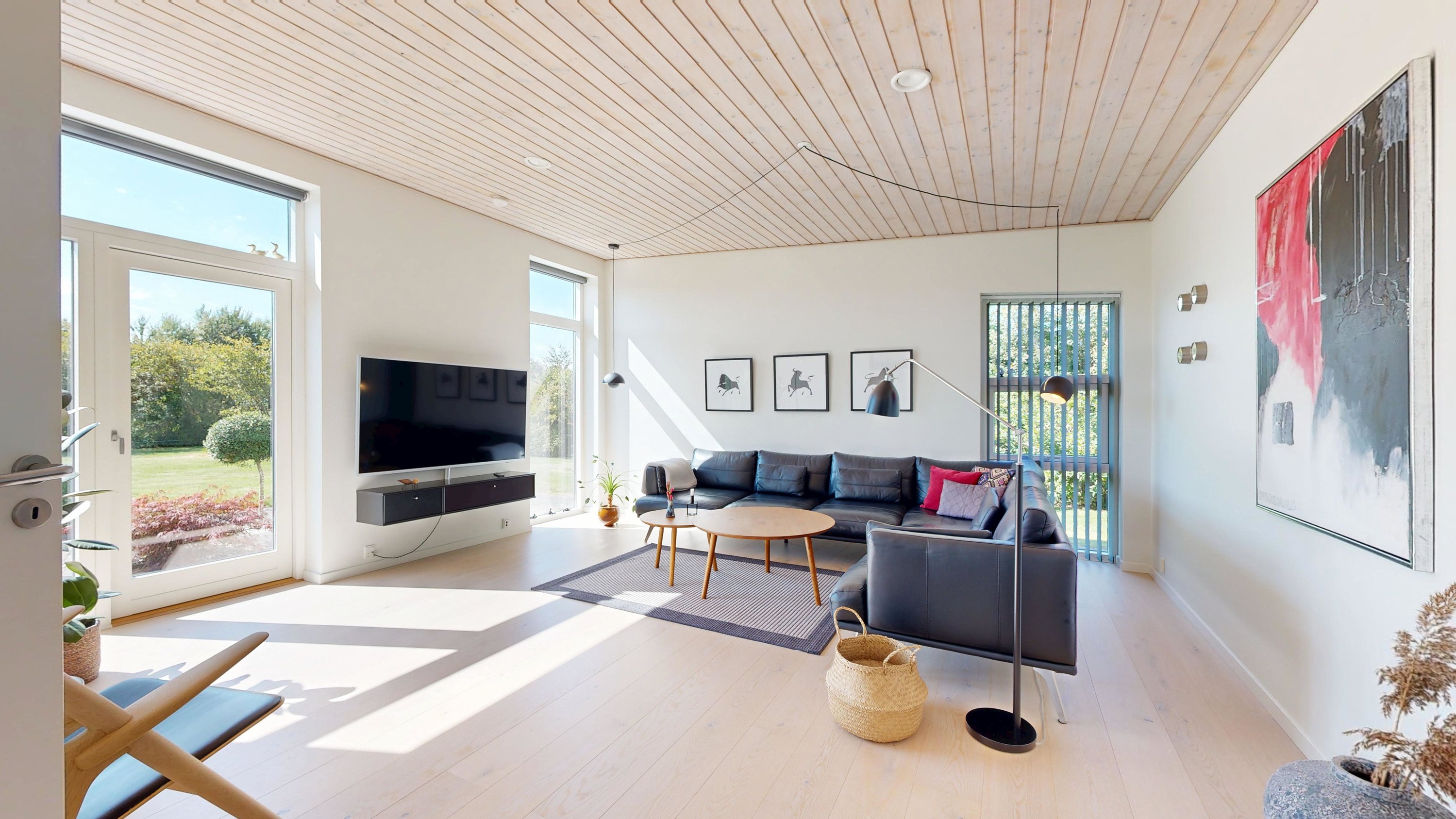 Fremhævet stue billede i fuldskærmstilstand. Billede af Yding Toft 4, Yding, 8752 Østbirk