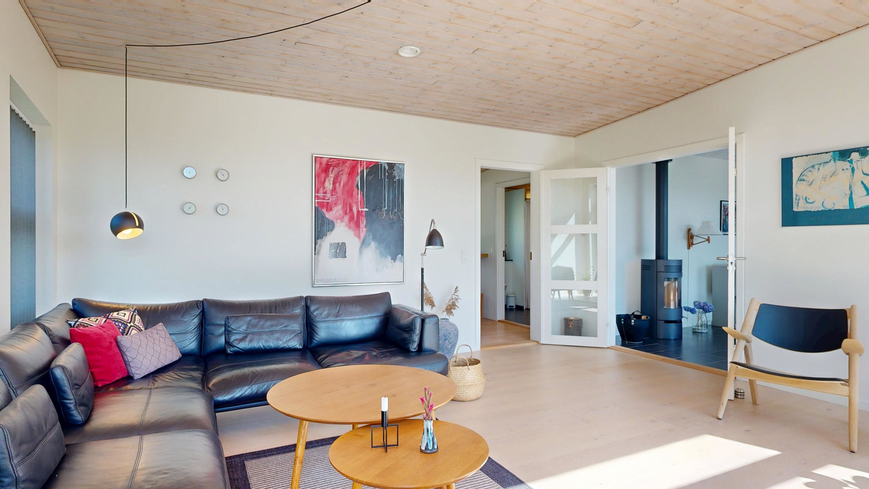 Fremhævet stue billede i fuldskærmstilstand. Billede af Yding Toft 4, Yding, 8752 Østbirk