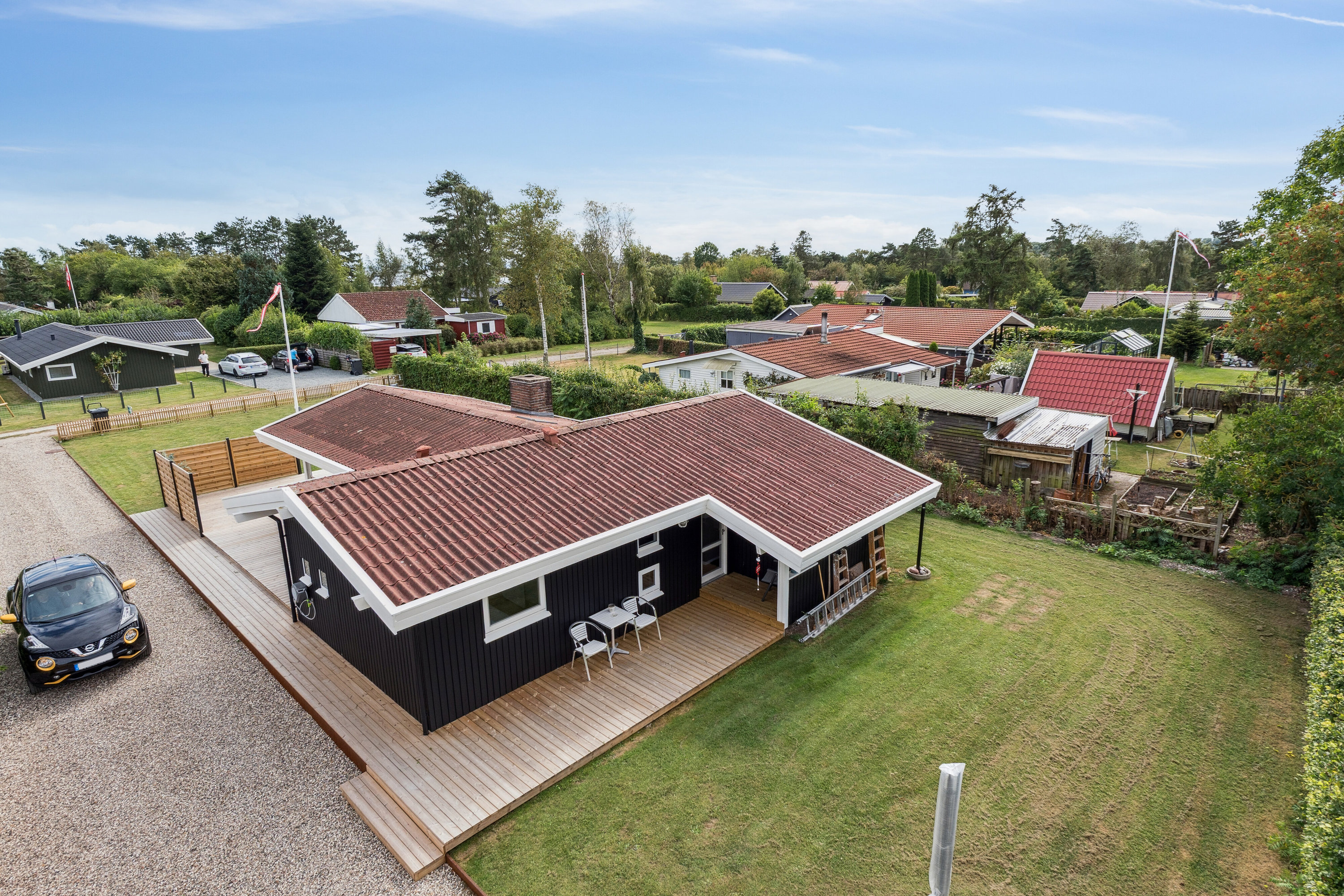 Fremhævet luftfoto billede i fuldskærmstilstand. Billede af Ausasvej 3, Østerballe, 5450 Otterup