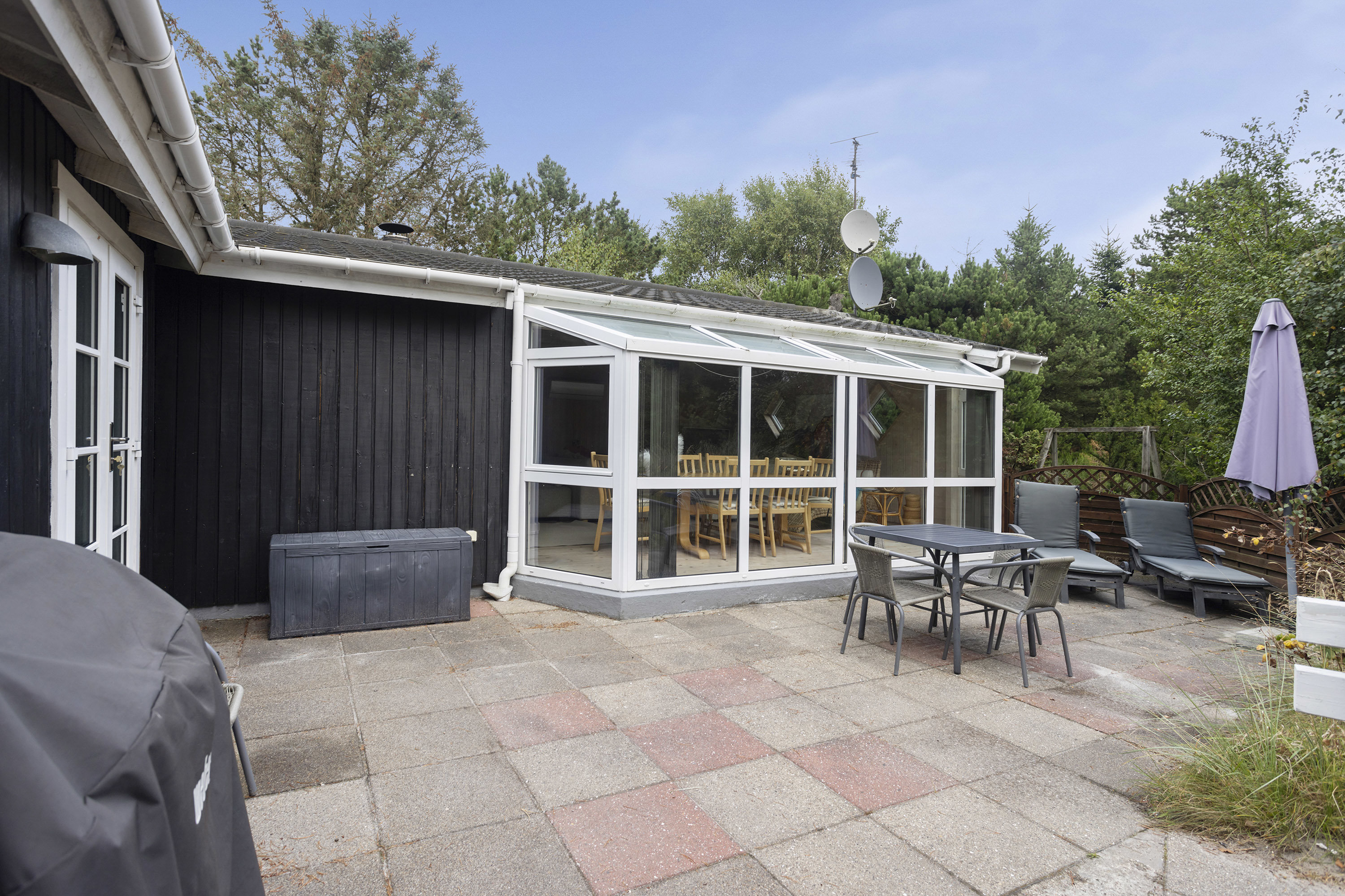 Fremhævet terrasse billede i fuldskærmstilstand. Billede af Estersvej 6, Lyngså, 9300 Sæby