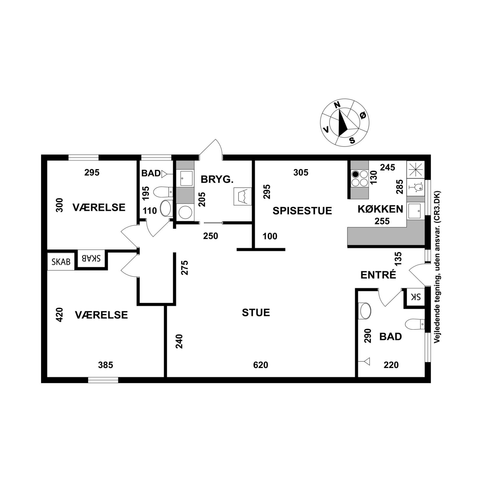 Plantegninger billede af Bøgevænget 11, 2680 Solrød Strand
