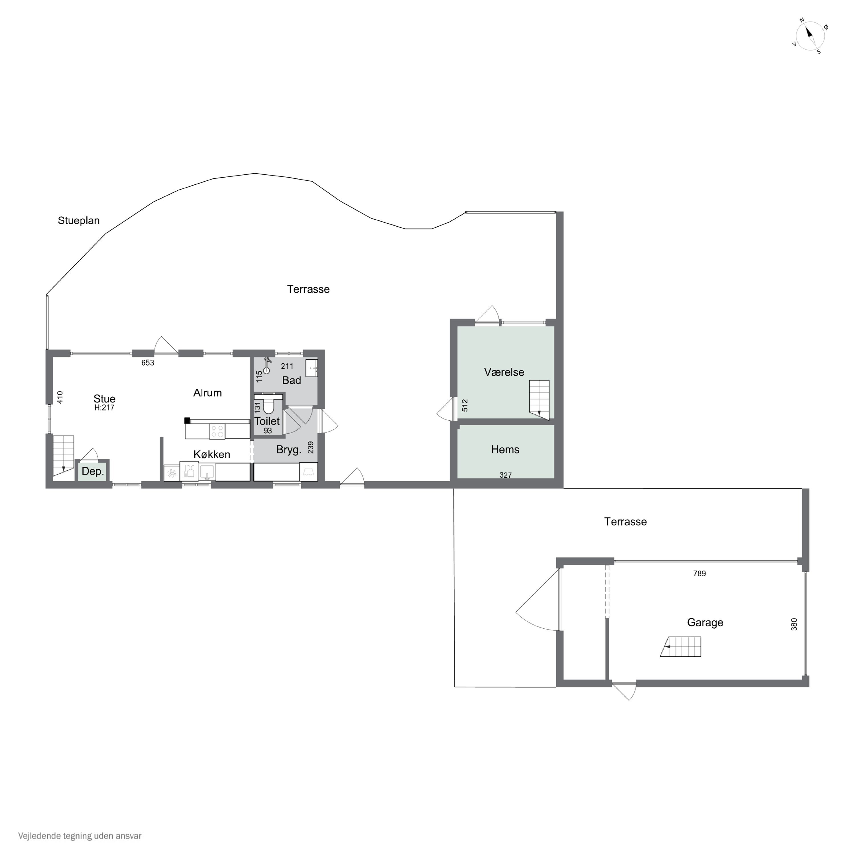Plantegninger billede af Kystagervej 2, Svallerup, 4400 Kalundborg