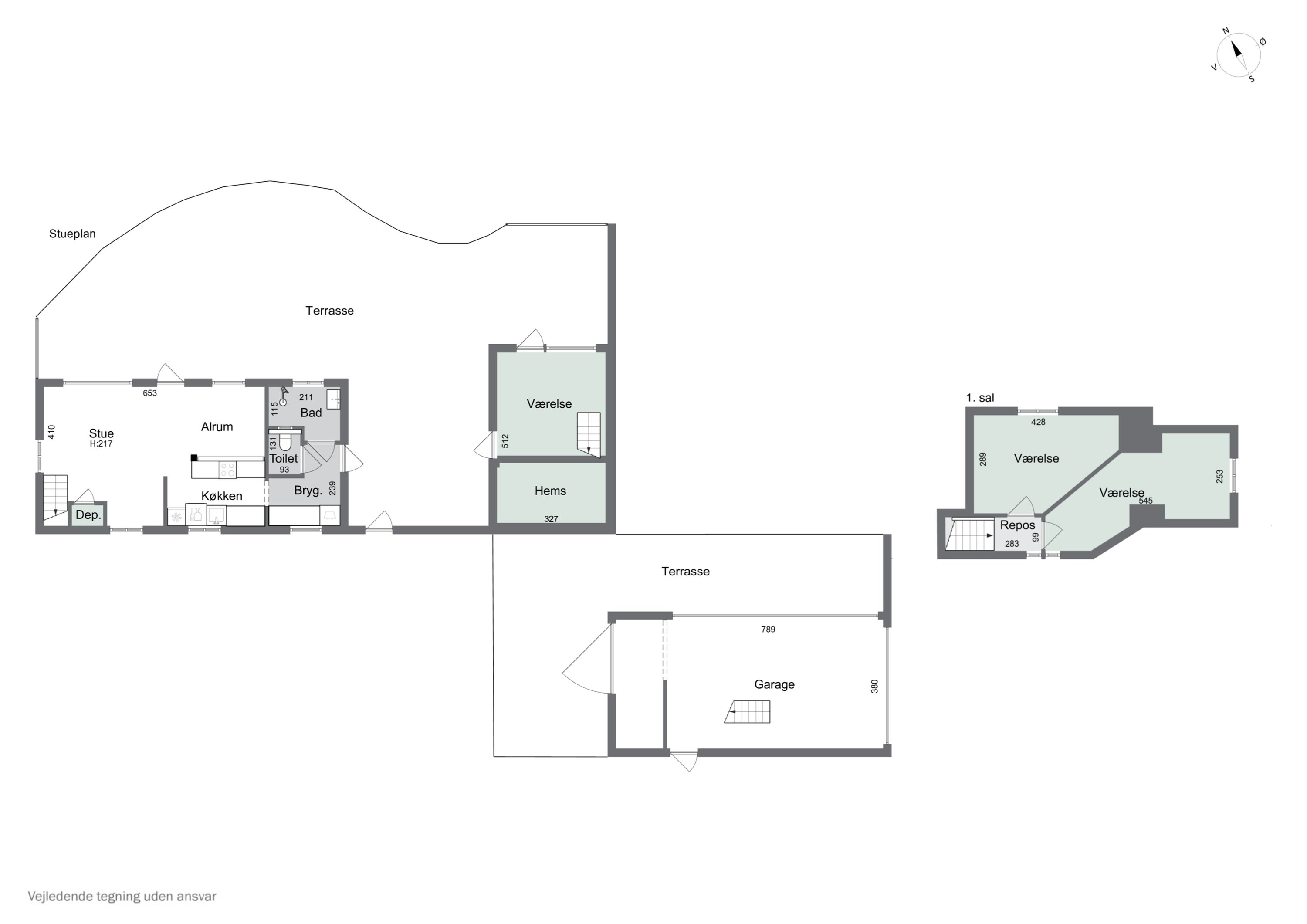 Plantegninger billede af Kystagervej 2, Svallerup, 4400 Kalundborg
