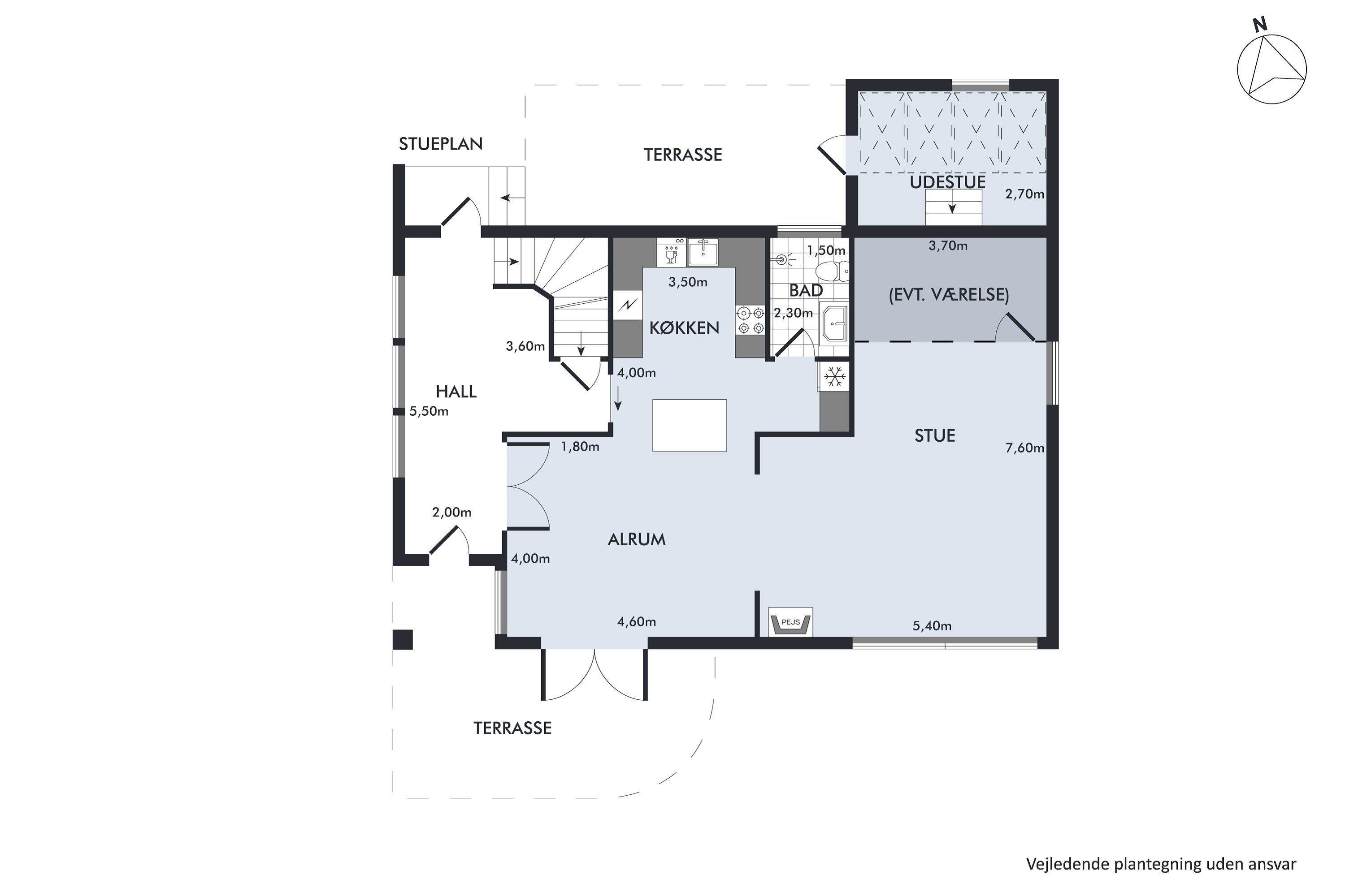 Plantegninger billede af Rønne Alle 15, Dronningborg, 8930 Randers NØ
