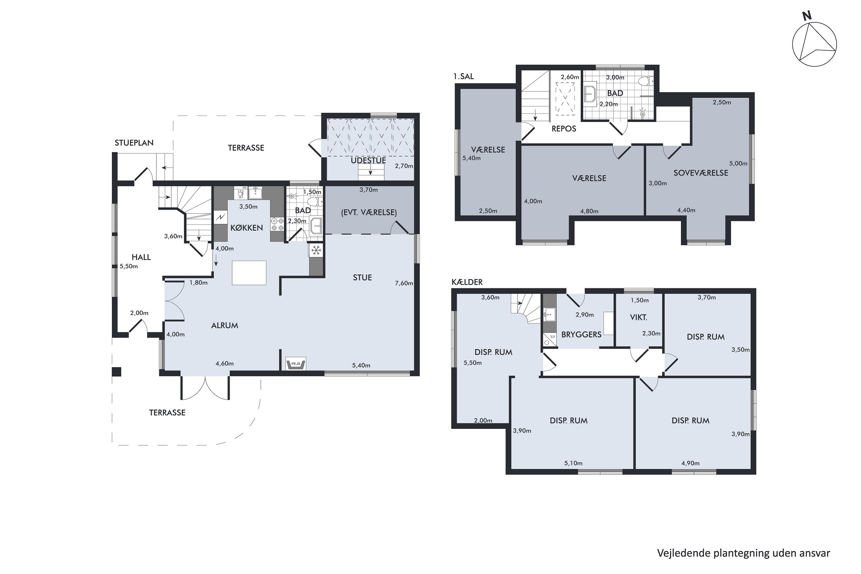 Plantegninger billede af Rønne Alle 15, Dronningborg, 8930 Randers NØ