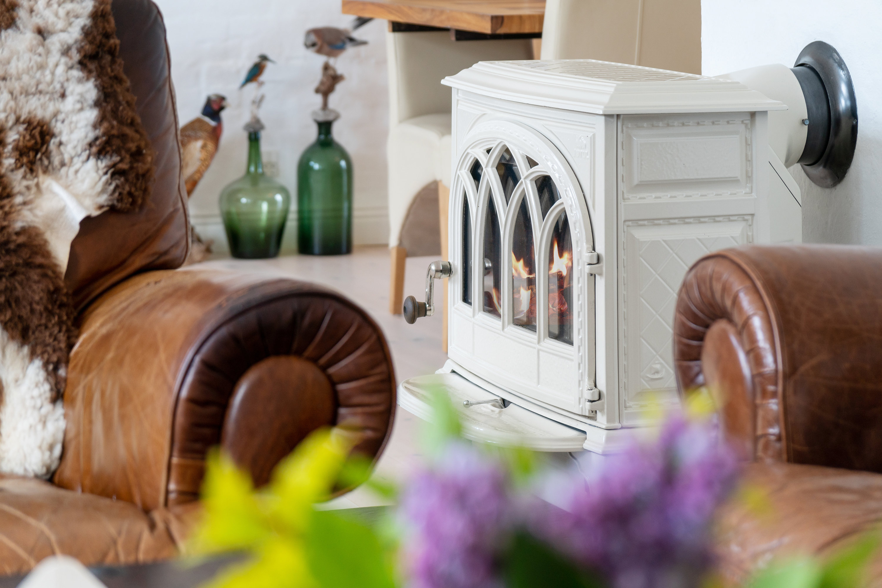 Fremhævet brændeovn billede i fuldskærmstilstand. Billede af Nørholmsvej 207, 9000 Aalborg