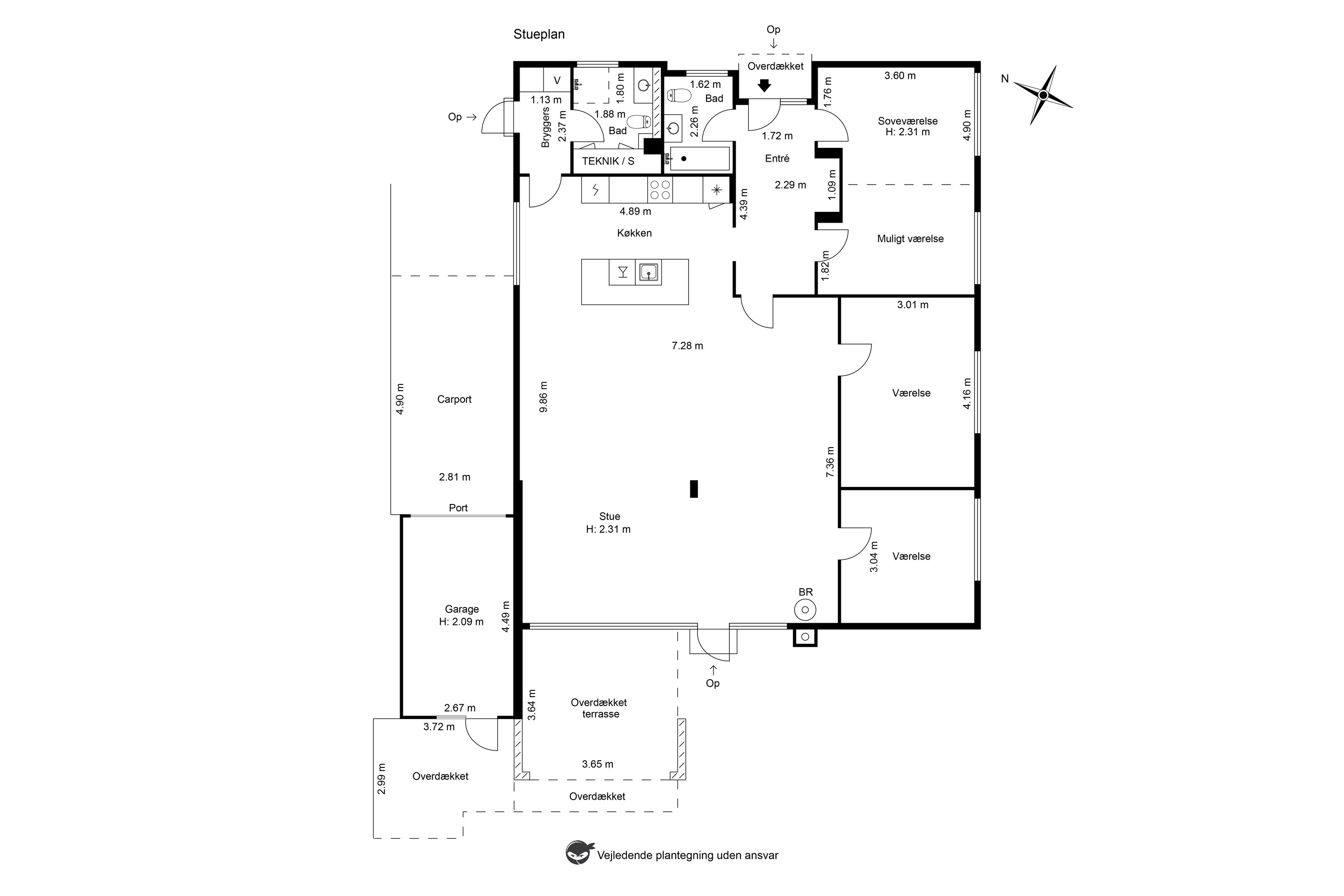 Plantegninger billede af Helmond Alle 30, 2791 Dragør