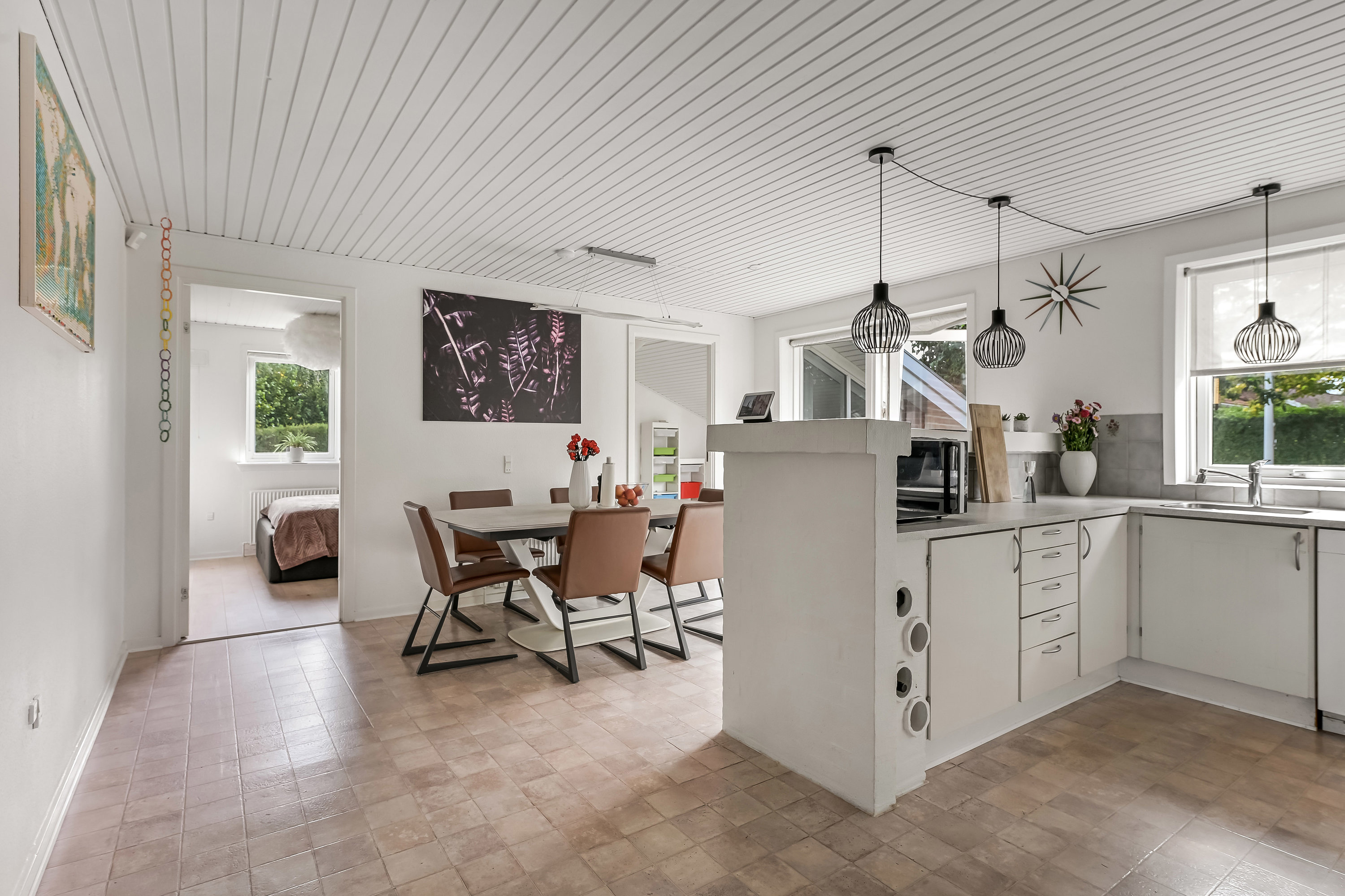 Fremhævet køkken billede i fuldskærmstilstand. Billede af Flintemarken 23, 7190 Billund