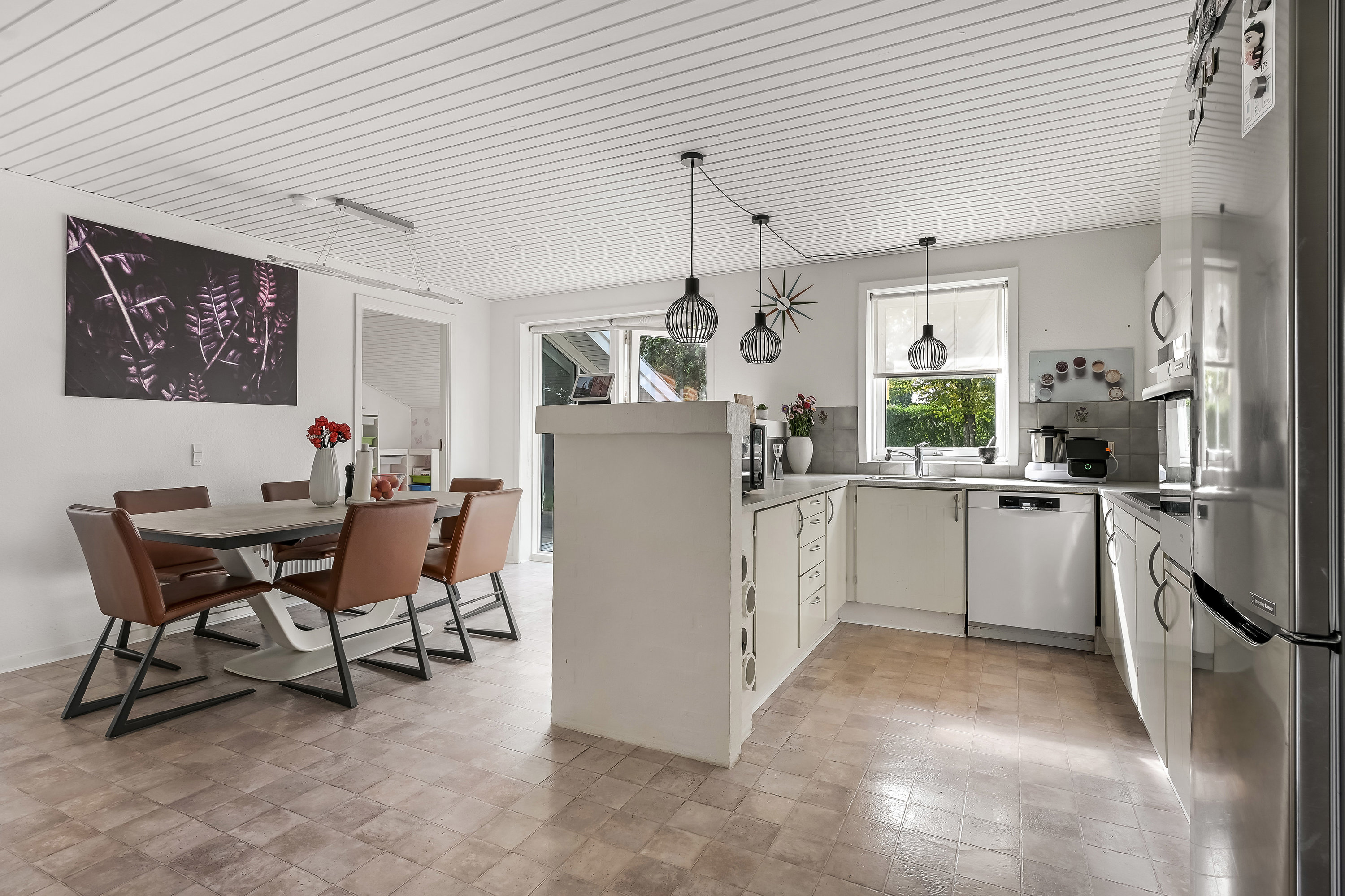 Fremhævet køkken billede i fuldskærmstilstand. Billede af Flintemarken 23, 7190 Billund