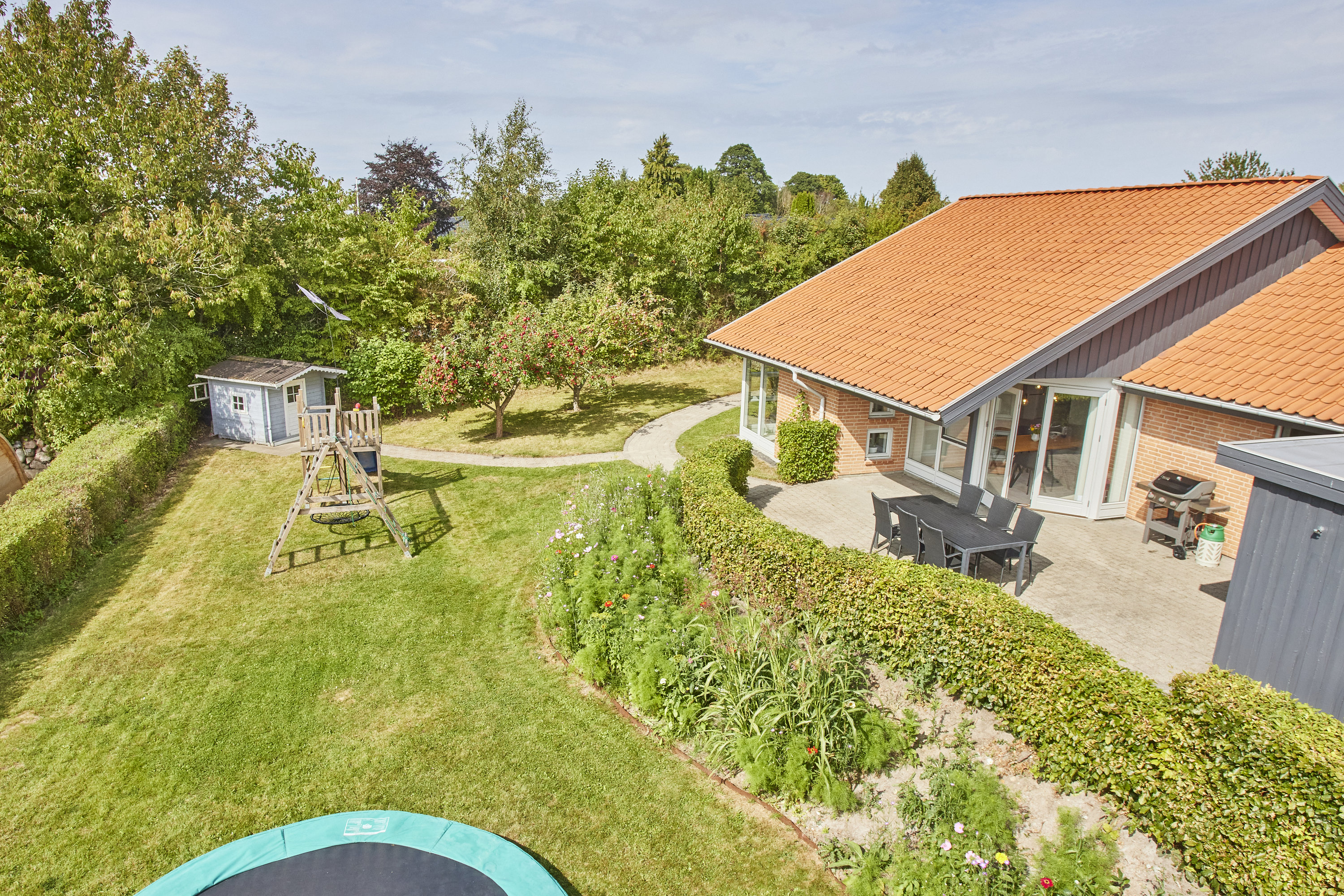 Fremhævet have billede i fuldskærmstilstand. Billede af Harevej 2, 8660 Skanderborg