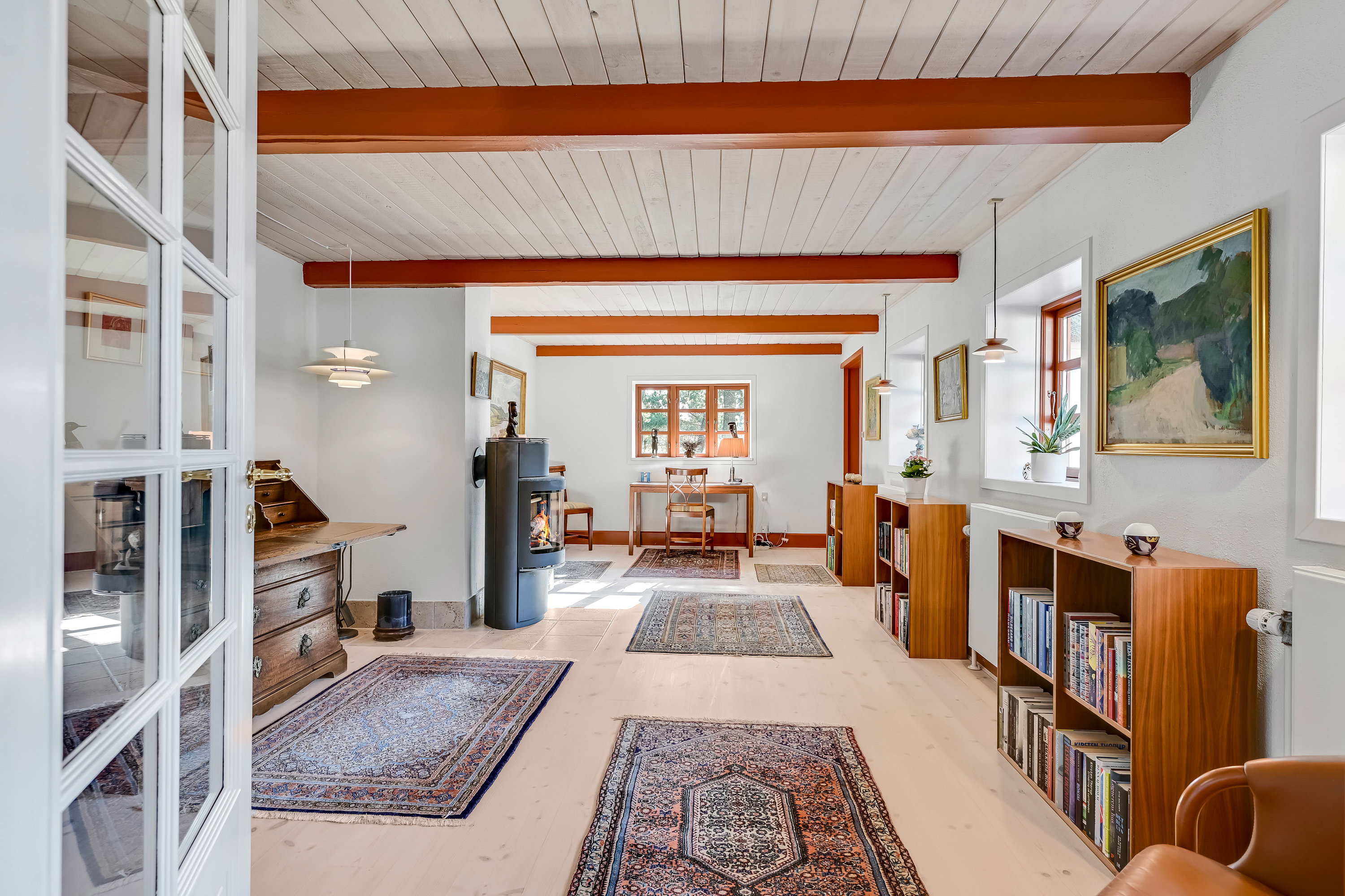 Fremhævet stue billede i fuldskærmstilstand. Billede af Tane Hedevej 39, 6857 Blåvand