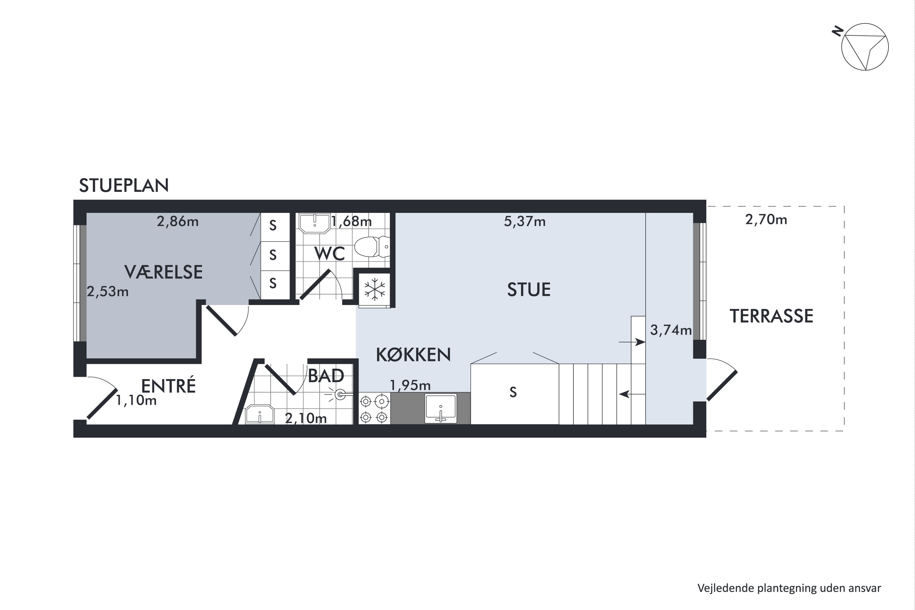 Plantegninger billede af Strandvejen 150, 11., Tranum, 9460 Brovst