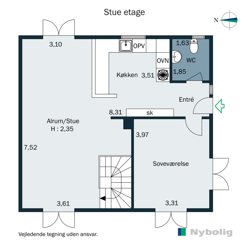 Plantegninger billede af Kronborgvej 56, Veerst, 6600 Vejen