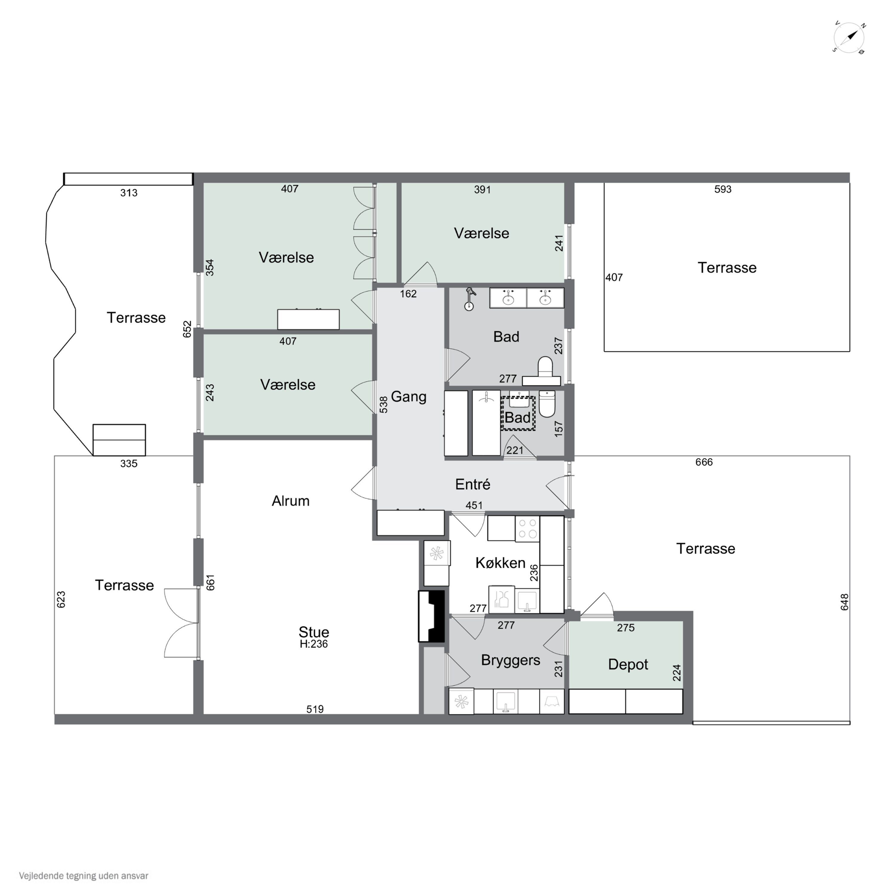 Plantegninger billede af Lindeparken 7, Skt Klemens, 5260 Odense S