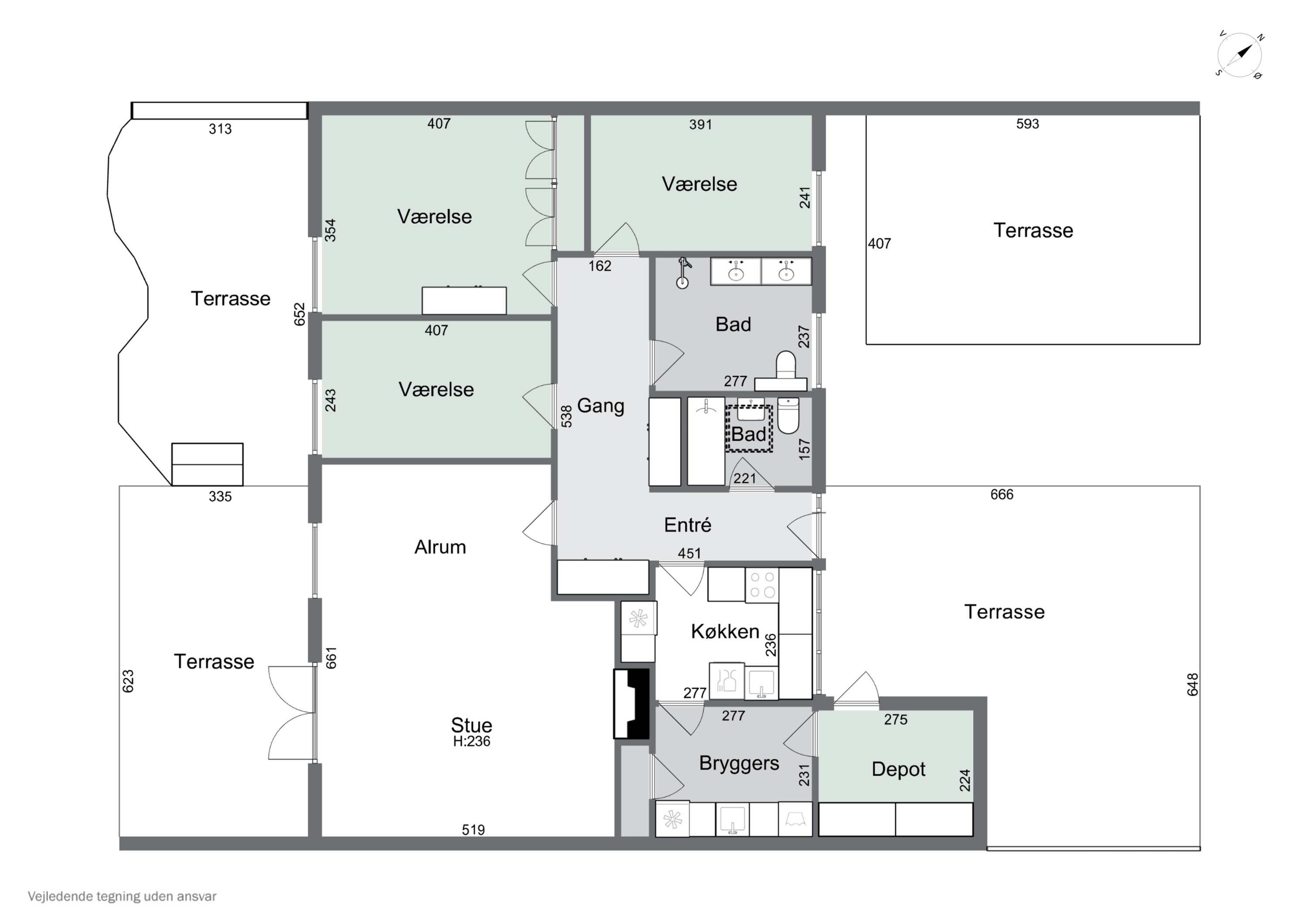 Plantegninger billede af Lindeparken 7, Skt Klemens, 5260 Odense S