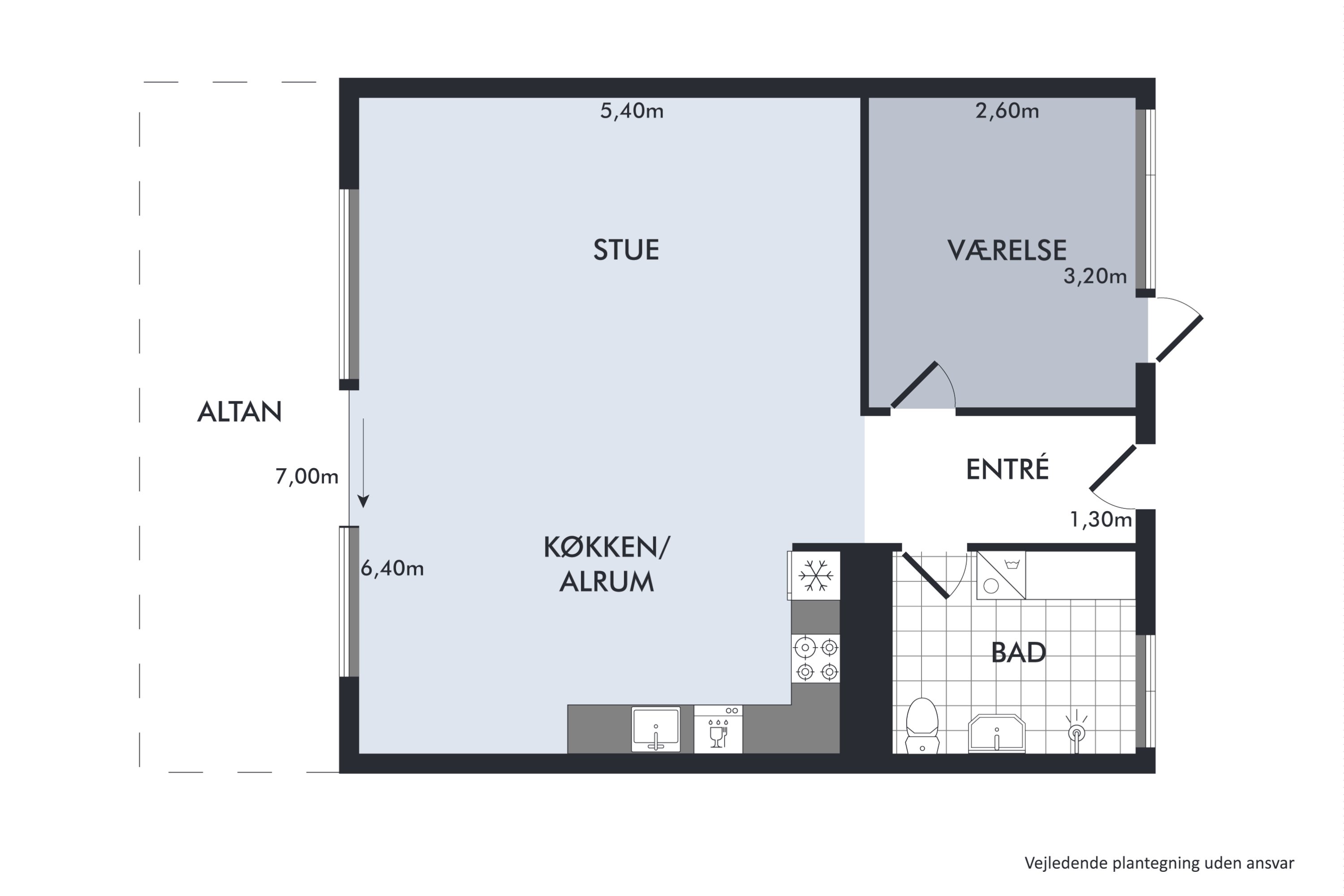 Plantegninger billede af Teglværksbakken 11, 1., 3140 Ålsgårde
