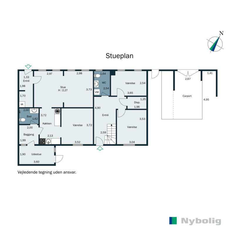 Plantegninger billede af Østergade 30, 8300 Odder