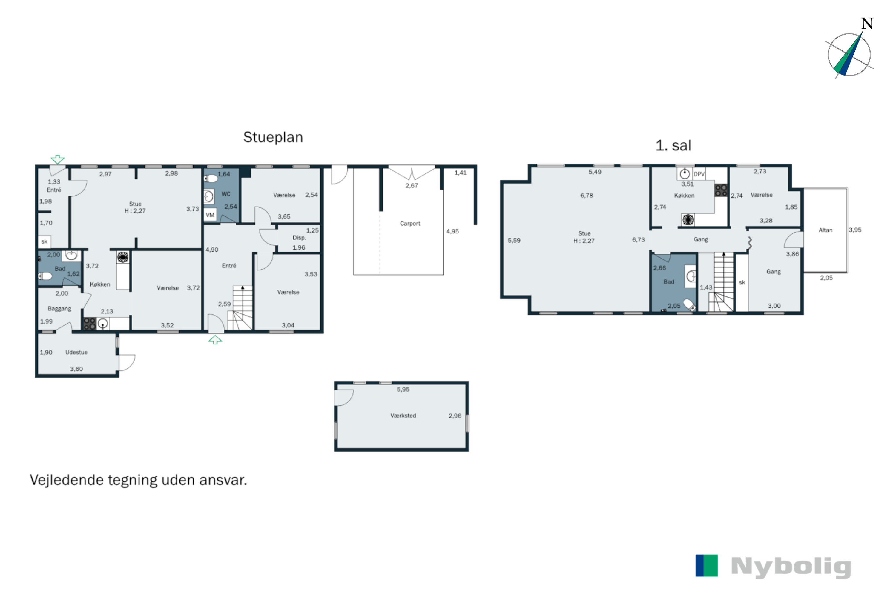Plantegninger billede af Østergade 30, 8300 Odder