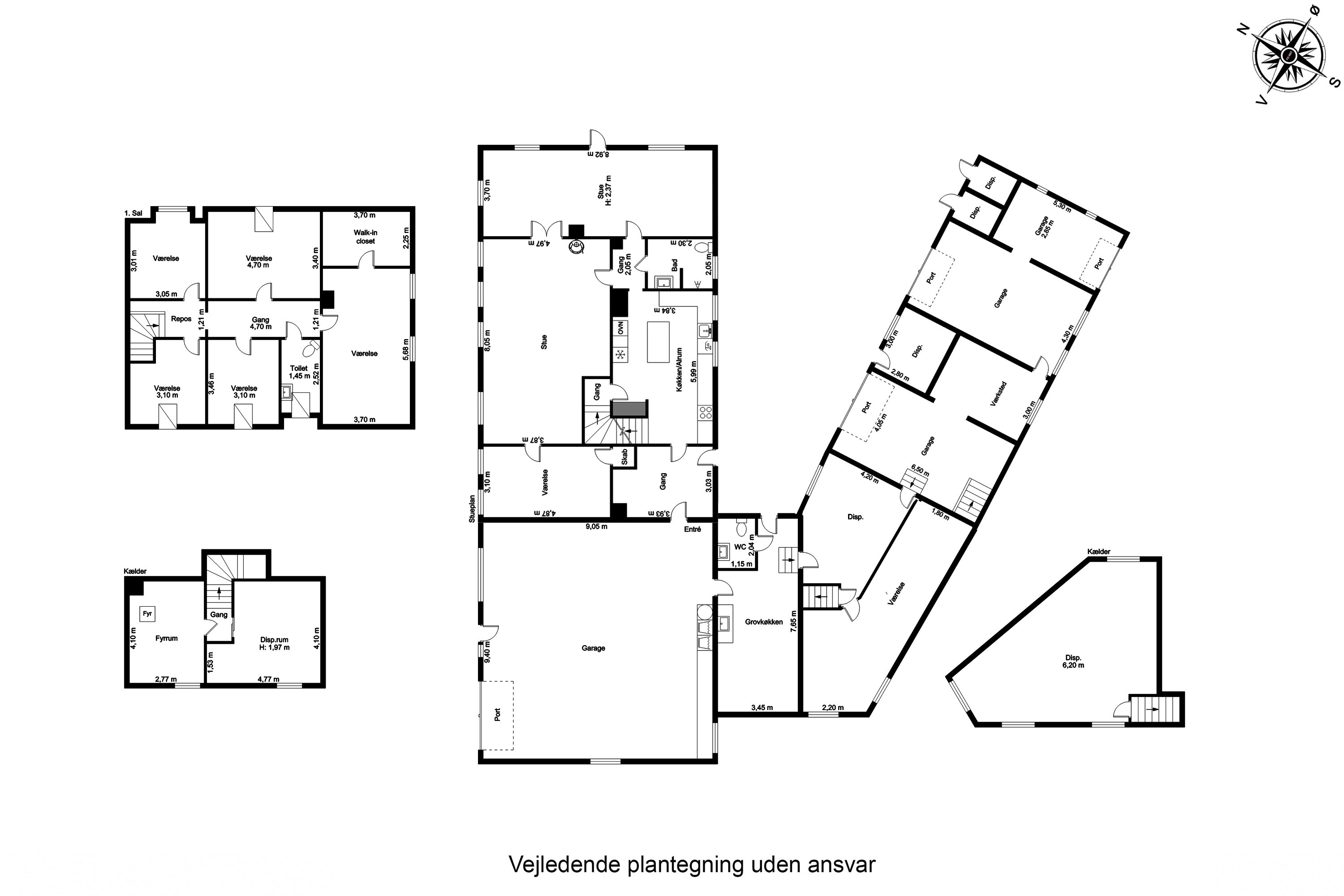 Plantegninger billede af Enggårdsvej 1, Tanderup, 5591 Gelsted