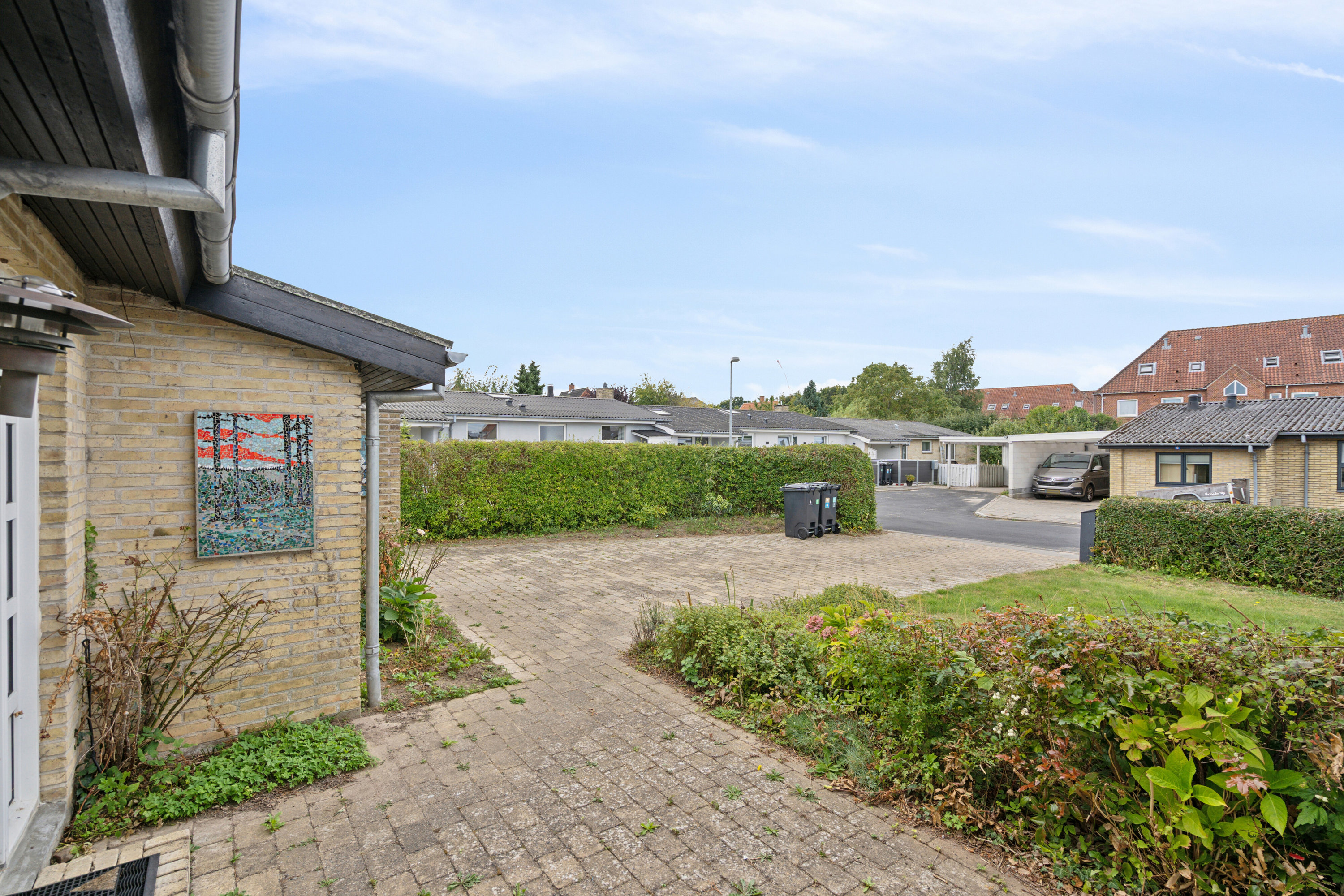 Fremhævet set fra haven billede i fuldskærmstilstand. Billede af Pilevænget 7, 5700 Svendborg